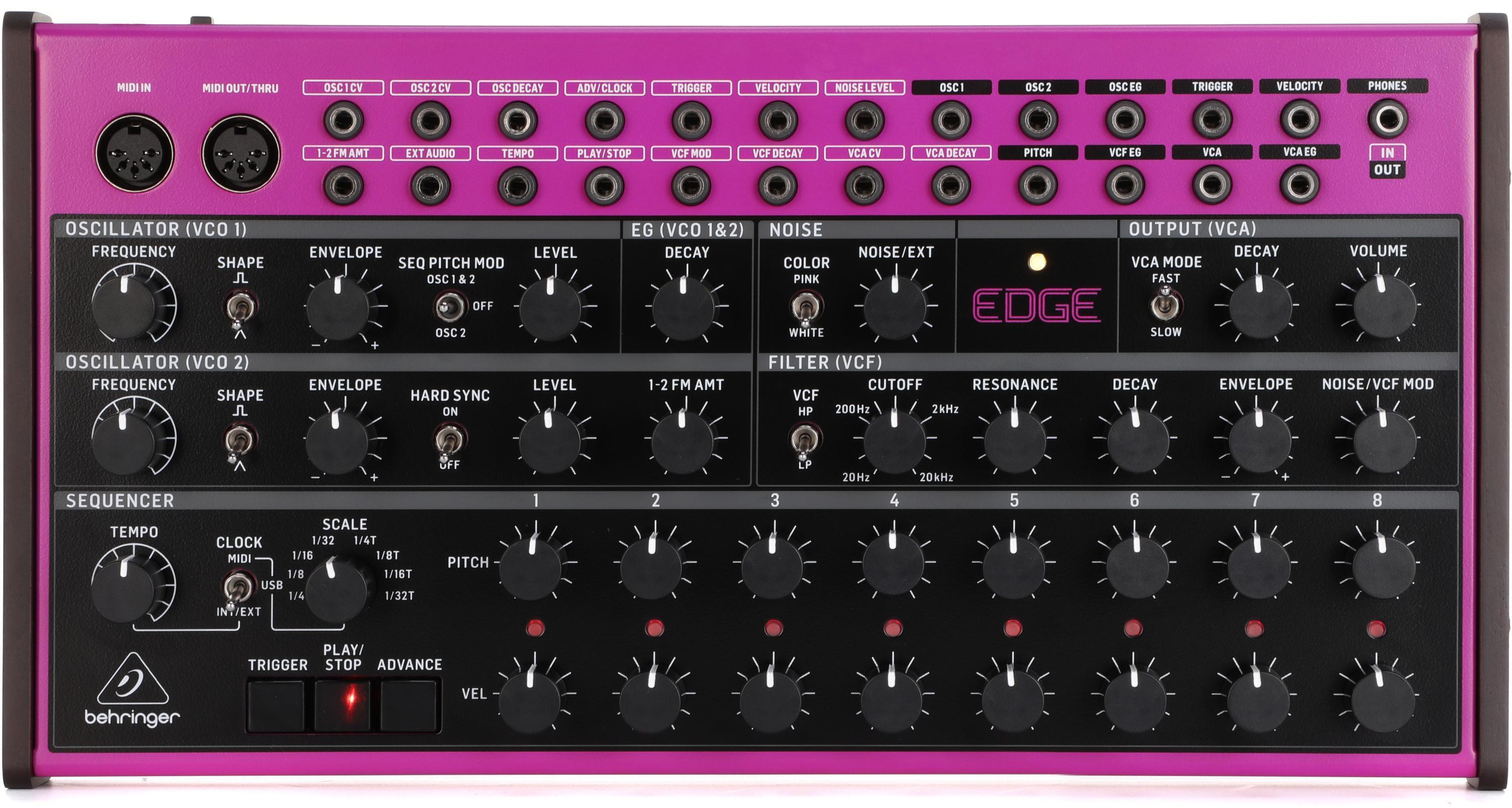 Behringer Edge Semi-modular Analog Percussion Synthesizer | Sweetwater