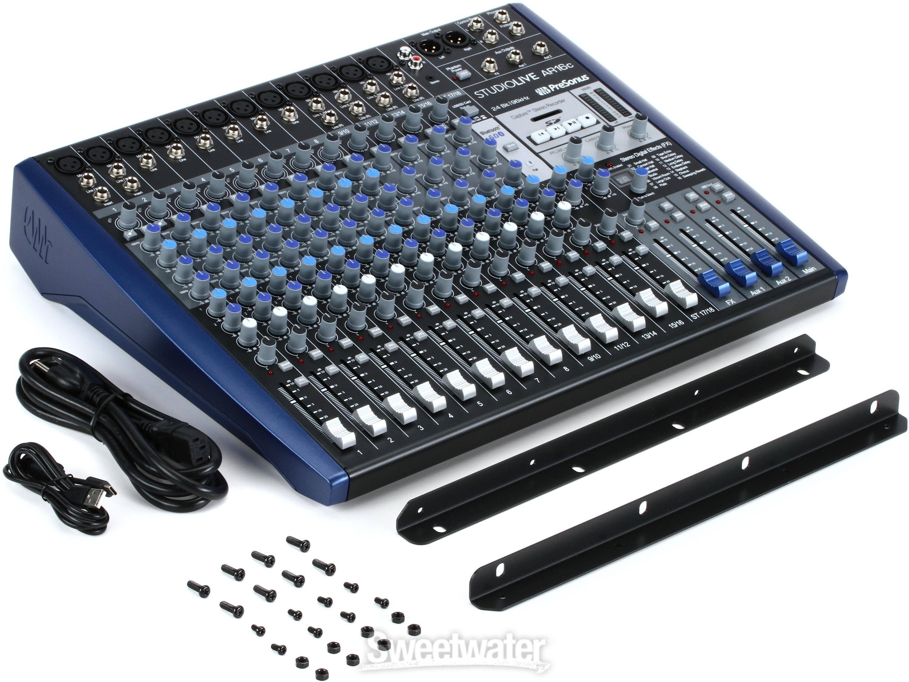 PreSonus StudioLive AR16c Mixer and Audio Interface with Effects