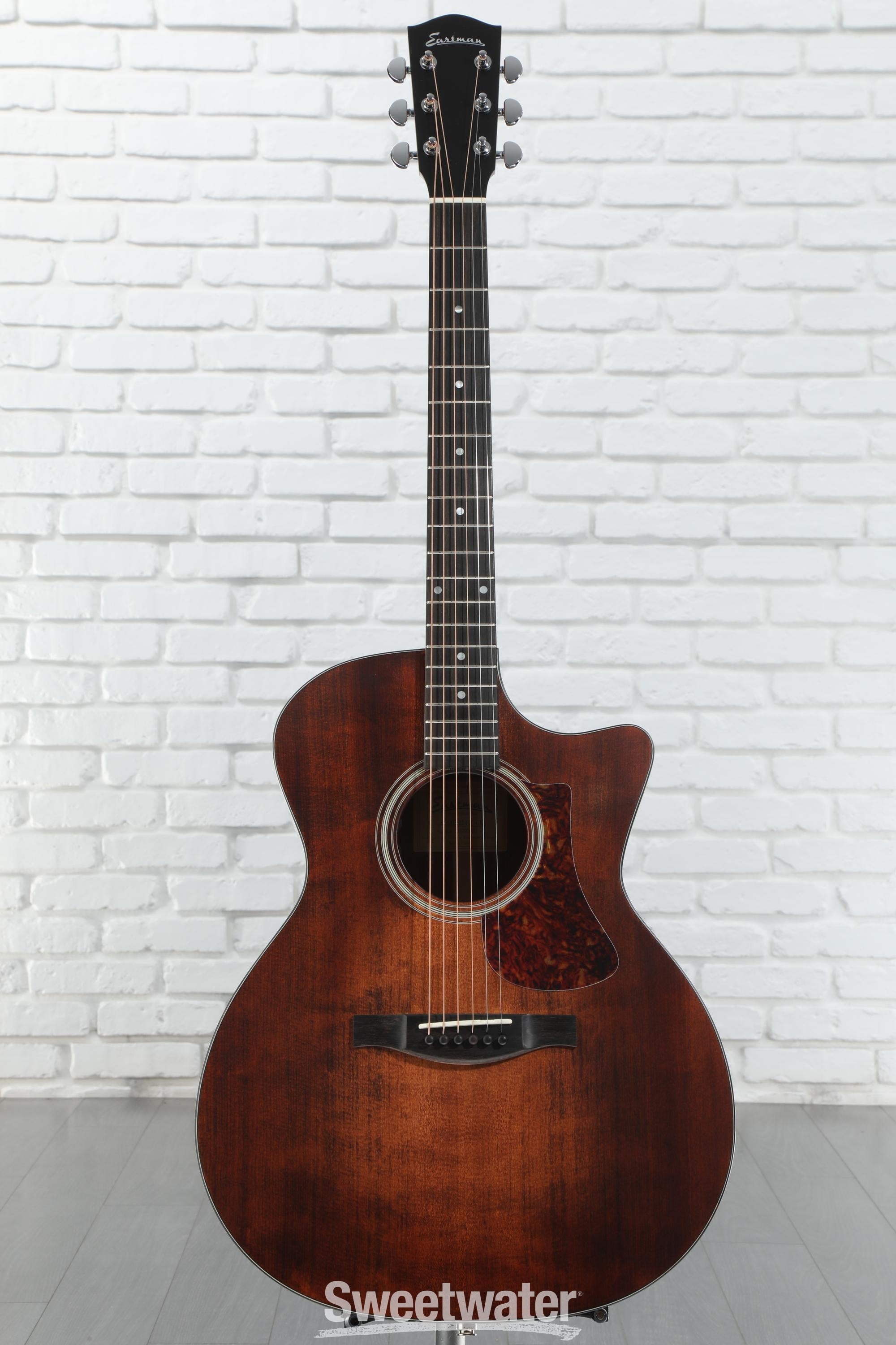 Eastman AC122-1CE-DLX Grand Auditorium Cutaway Acoustic Guitar