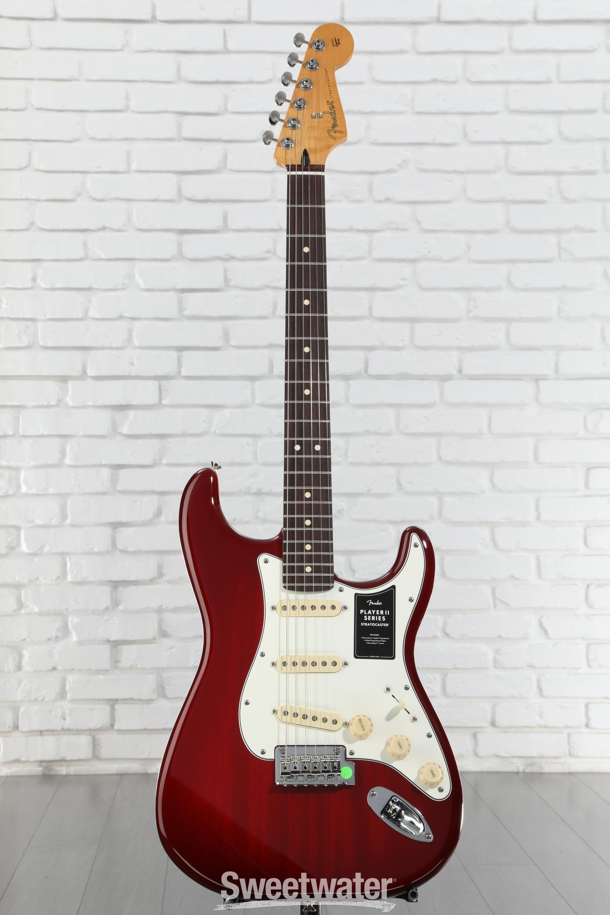 Fender Player II Stratocaster Electric Guitar - Transparent