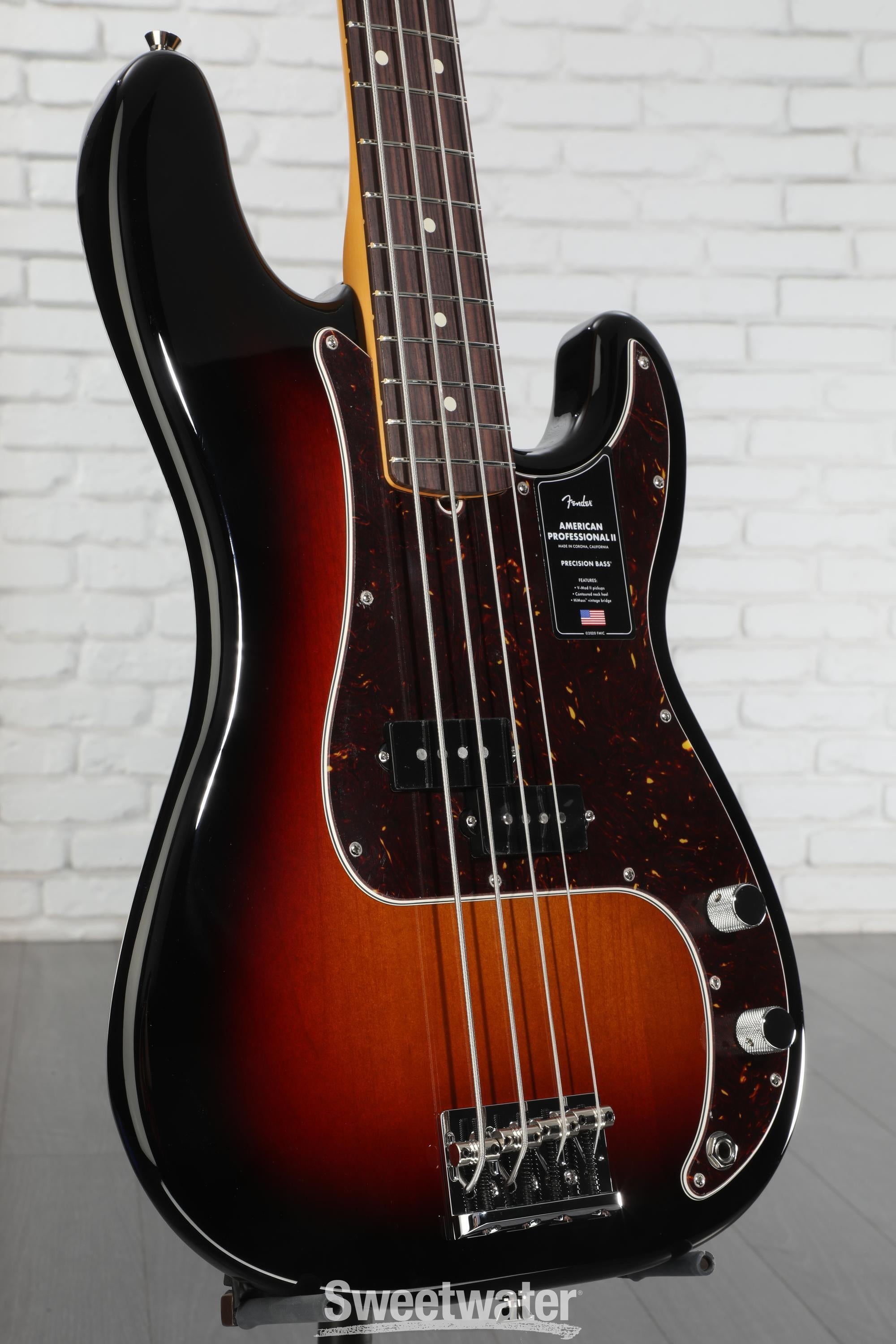 ベース American Professional II Precision Bass Fender American Professional II Precision Bass Guitar - 3