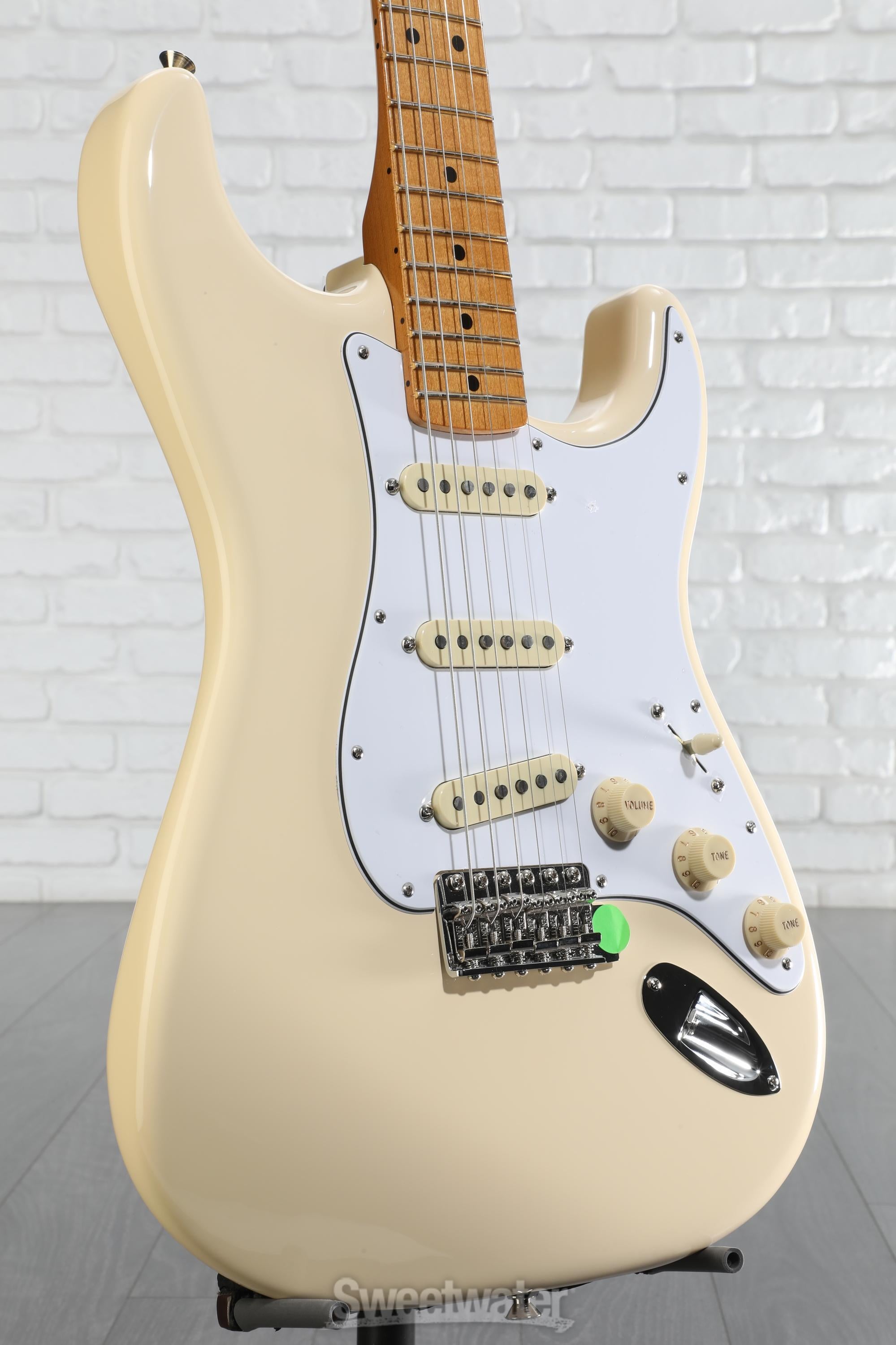 ギター Jimi Hendrix Signature Stratocaster Fender Jimi Hendrix Stratocaster - Olympic White with Maple