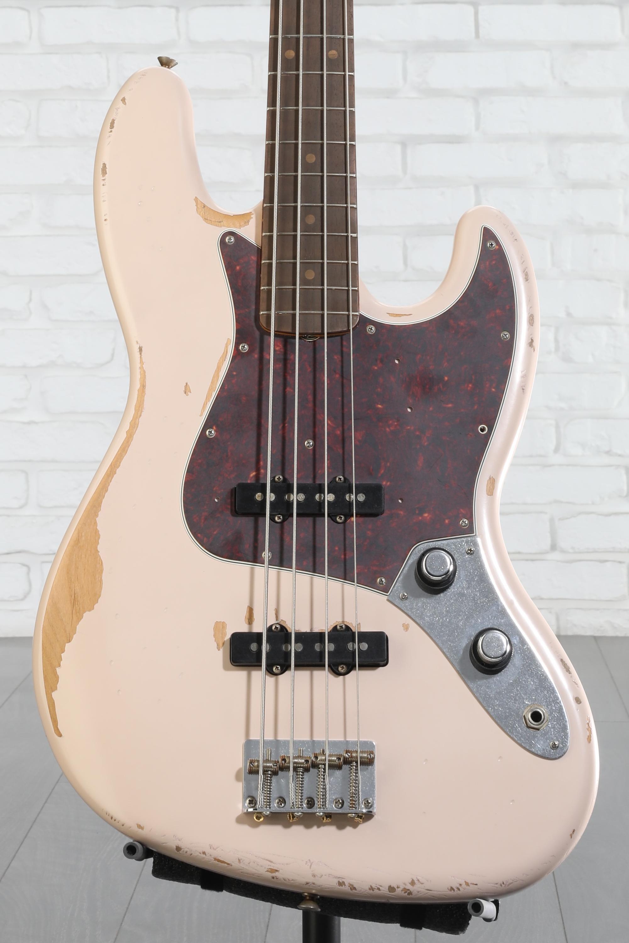 FENDER フェンダー Flea JazzBass Road Worn Fender Flea Jazz Bass -Roadworn Shell Pink- 現物画像 4.02kg