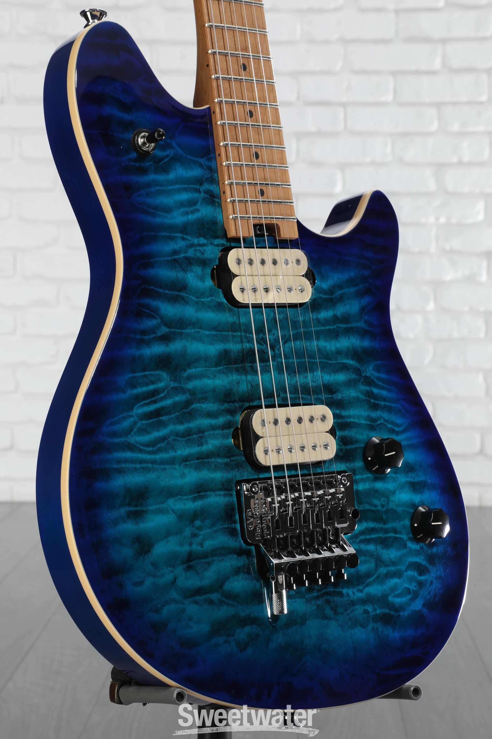 EVH Wolfgang Special QM Electric Guitar - Chlorine Burst with