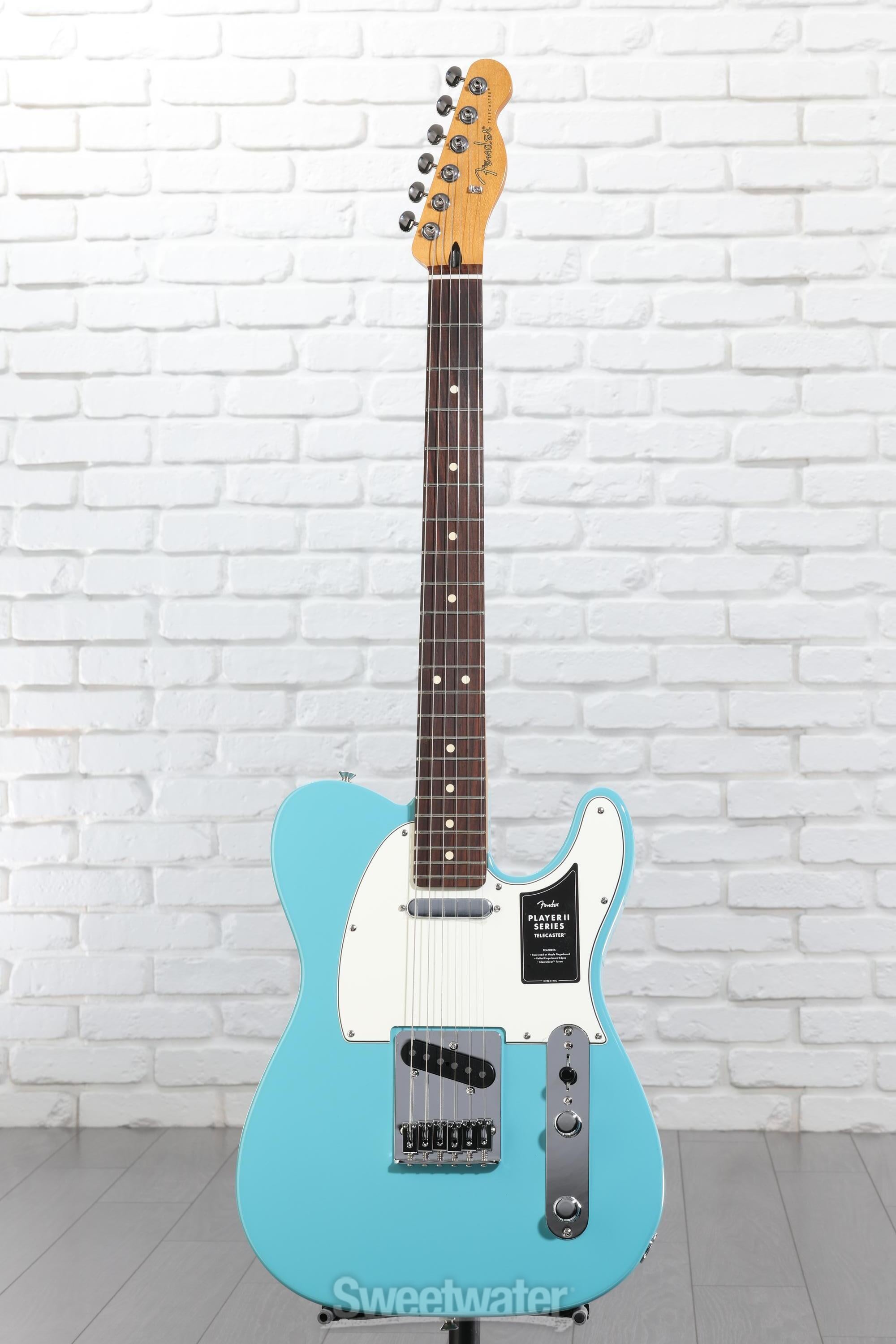 【pianovista】PlayerII Telecaster Fender Player II Telecaster Electric Guitar - Aquatone Blue
