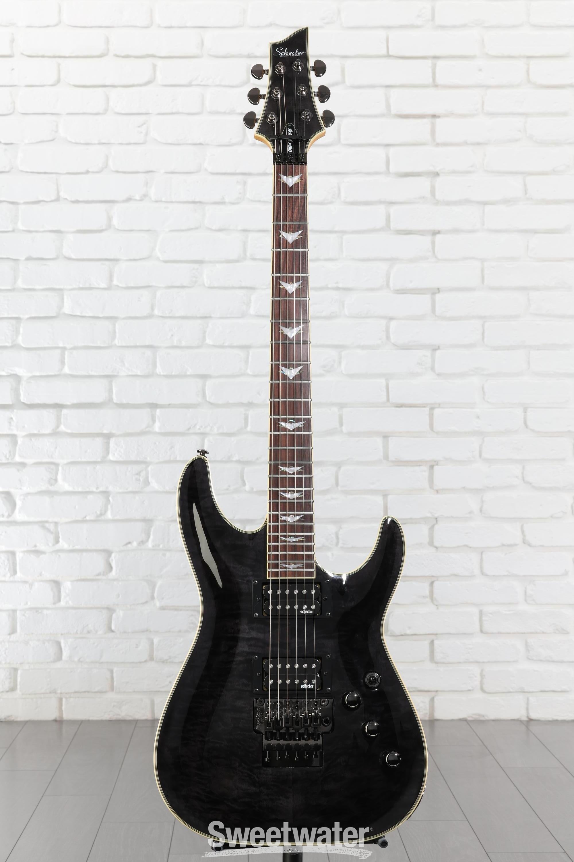 Schecter Omen Extreme-6 FR Electric Guitar - See-Thru Black