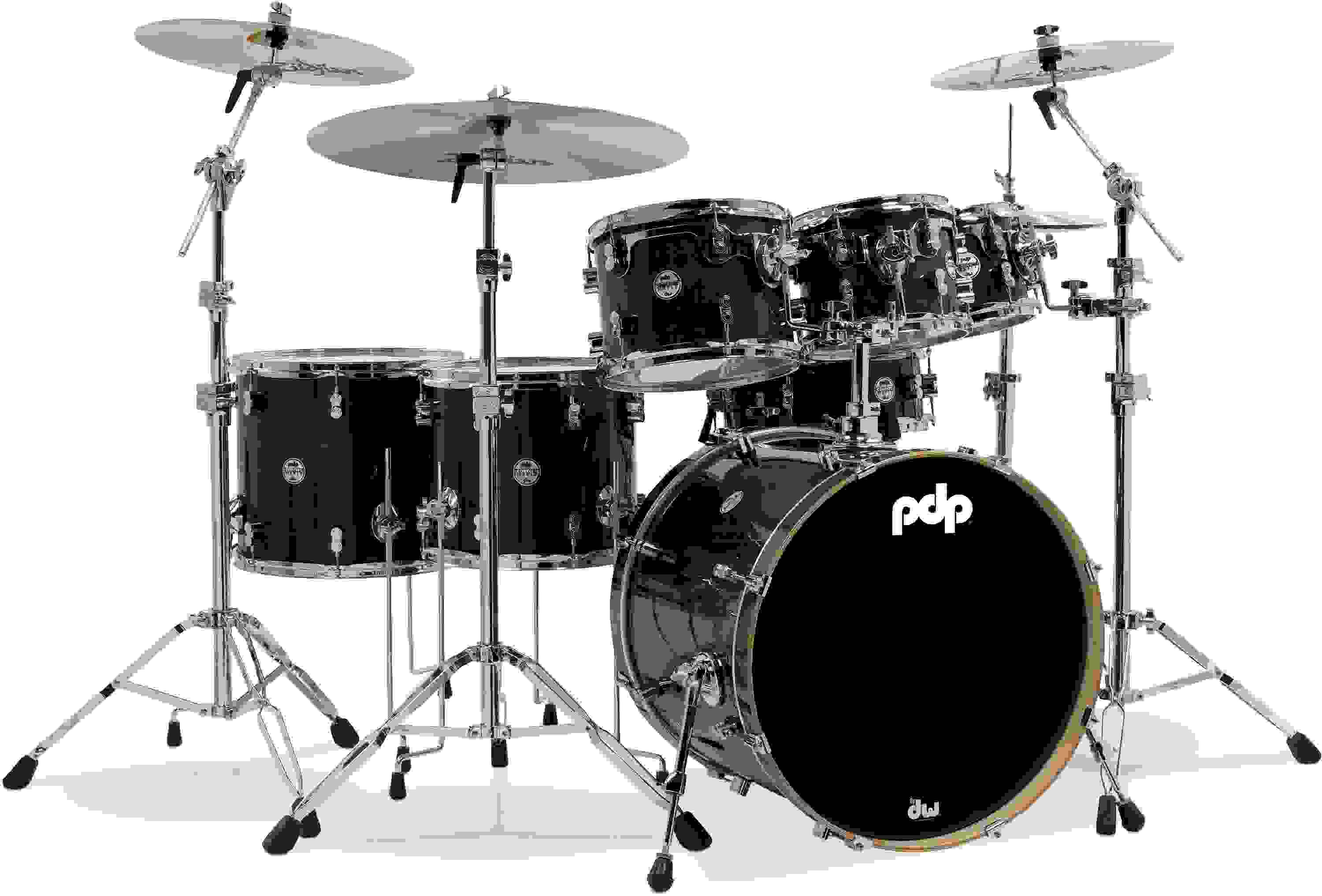 PDP Concept Maple Shell Pack - 7-piece - Ebony Stain