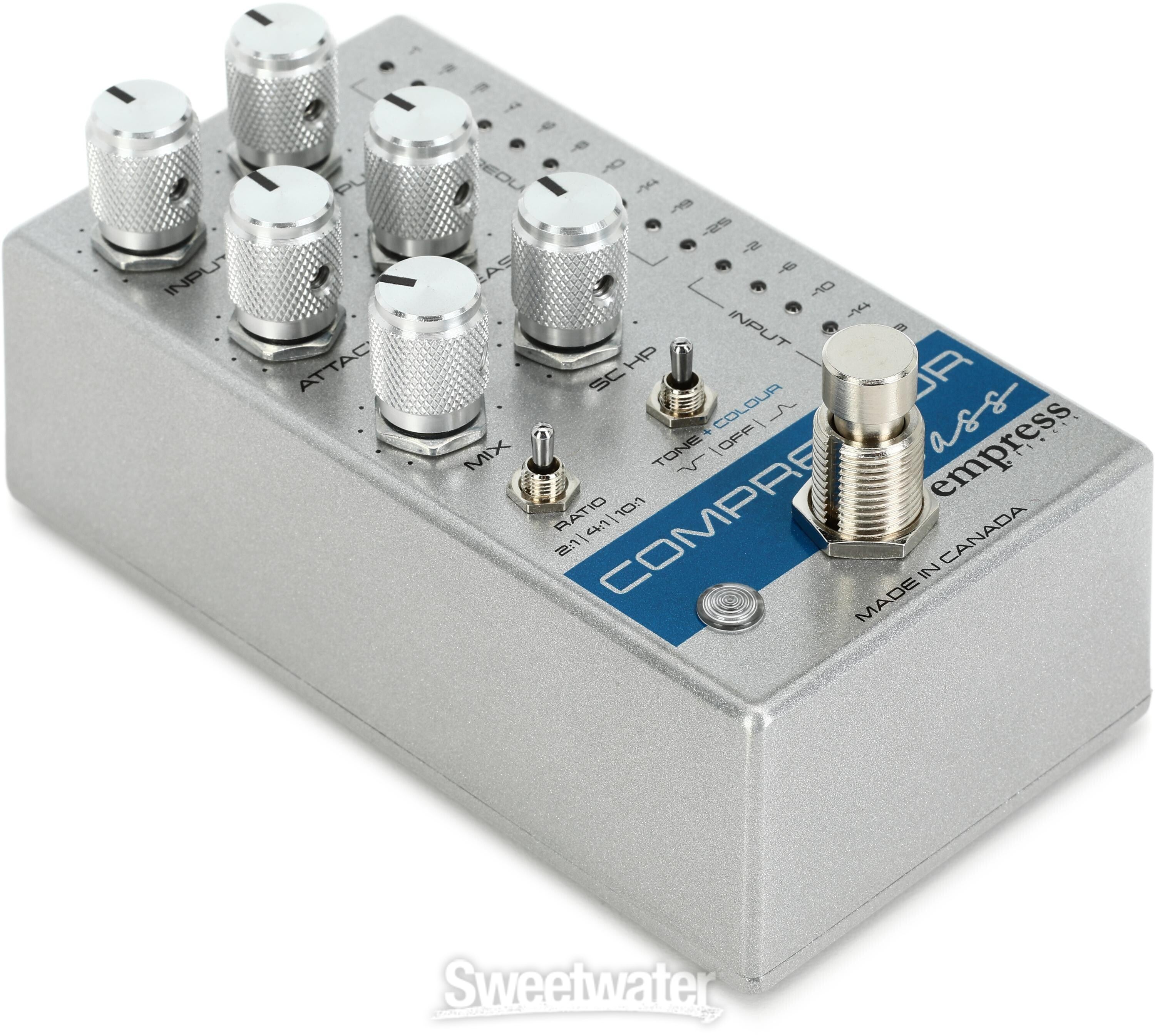 Empress Effects Bass Compressor Pedal - Silver | Sweetwater