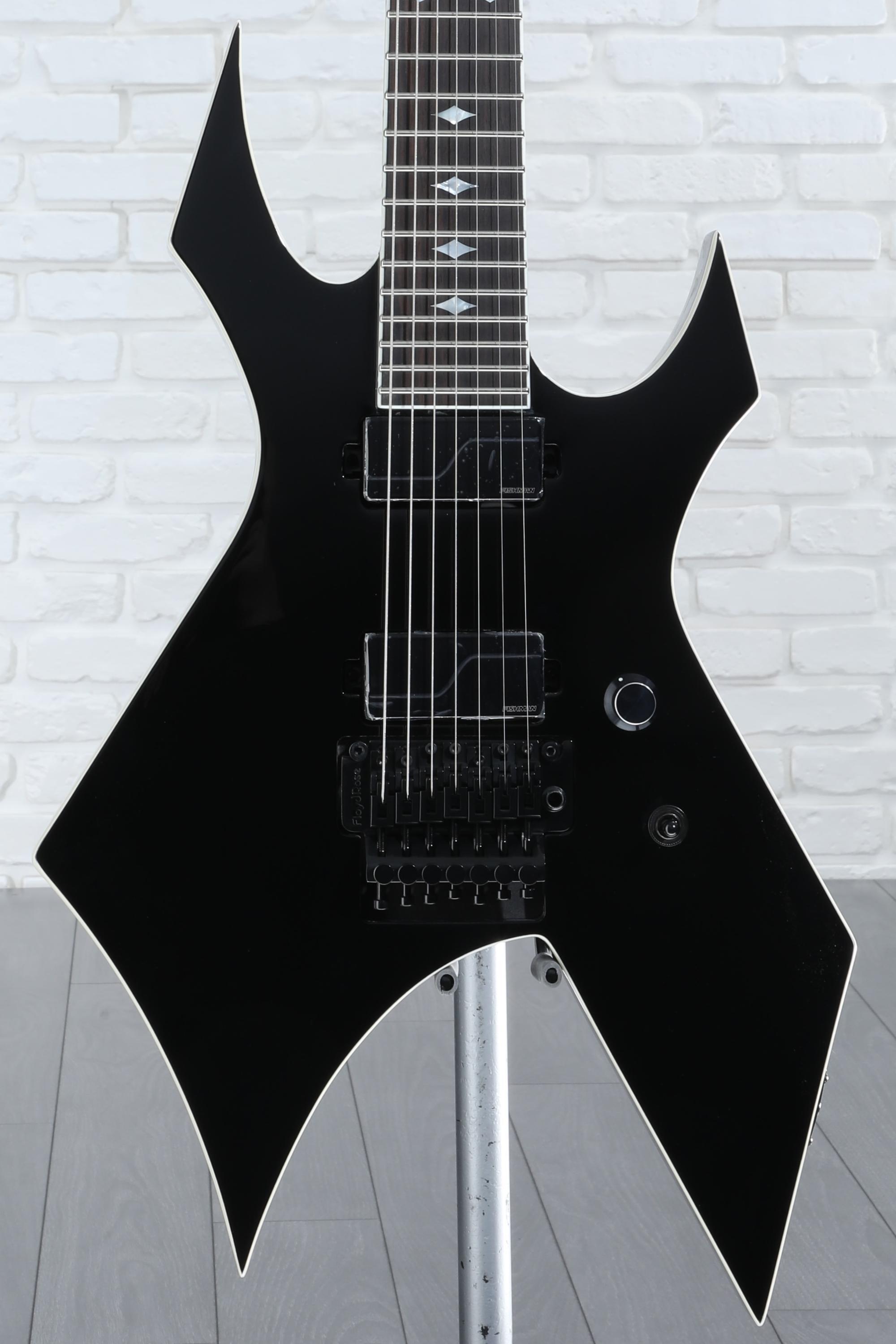 B.C. Rich Warlock Extreme 7-string Electric Guitar with Floyd Rose - Black