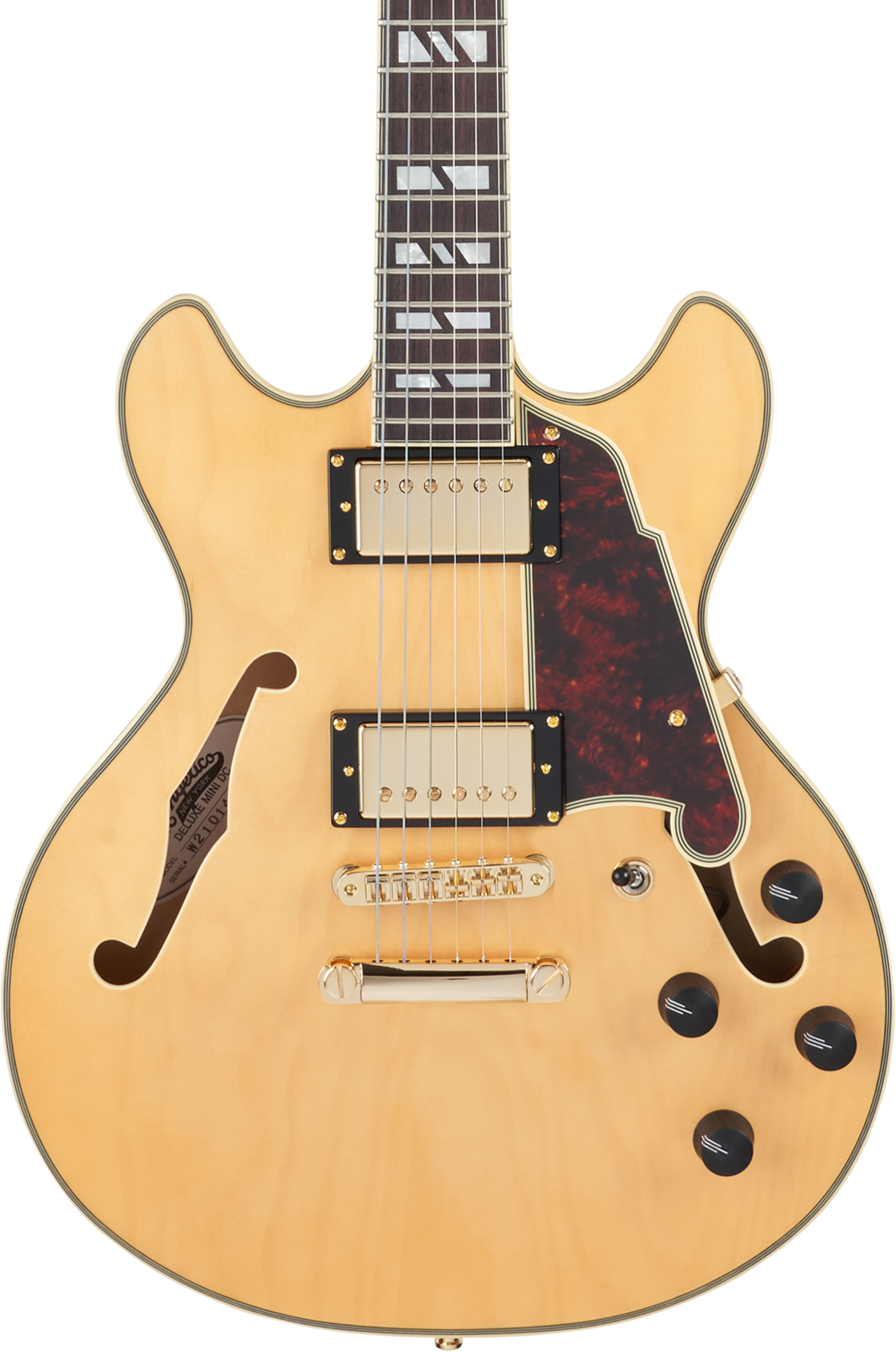 D'Angelico Deluxe Mini DC Semi-hollowbody Electric Guitar