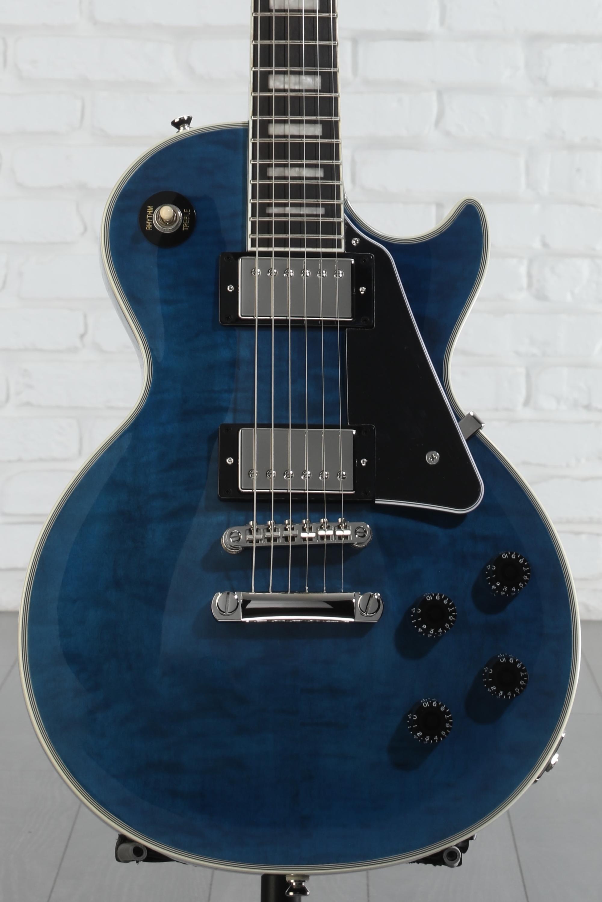 Epiphone Les Paul Custom Electric Guitar - Viper Blue