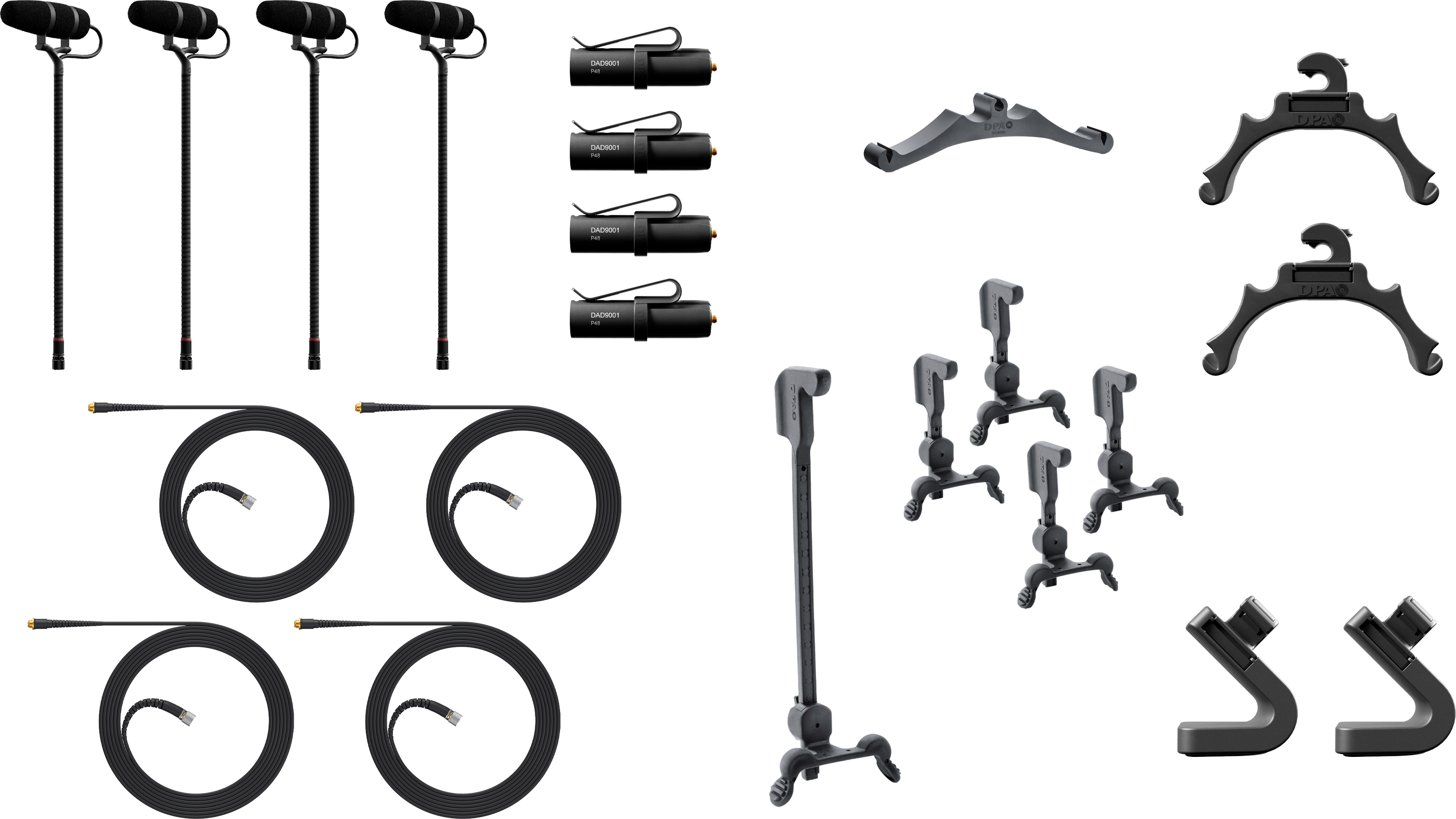 DPA 4099 CORE+ Classic Touring Kit with 4 Microphones | Sweetwater