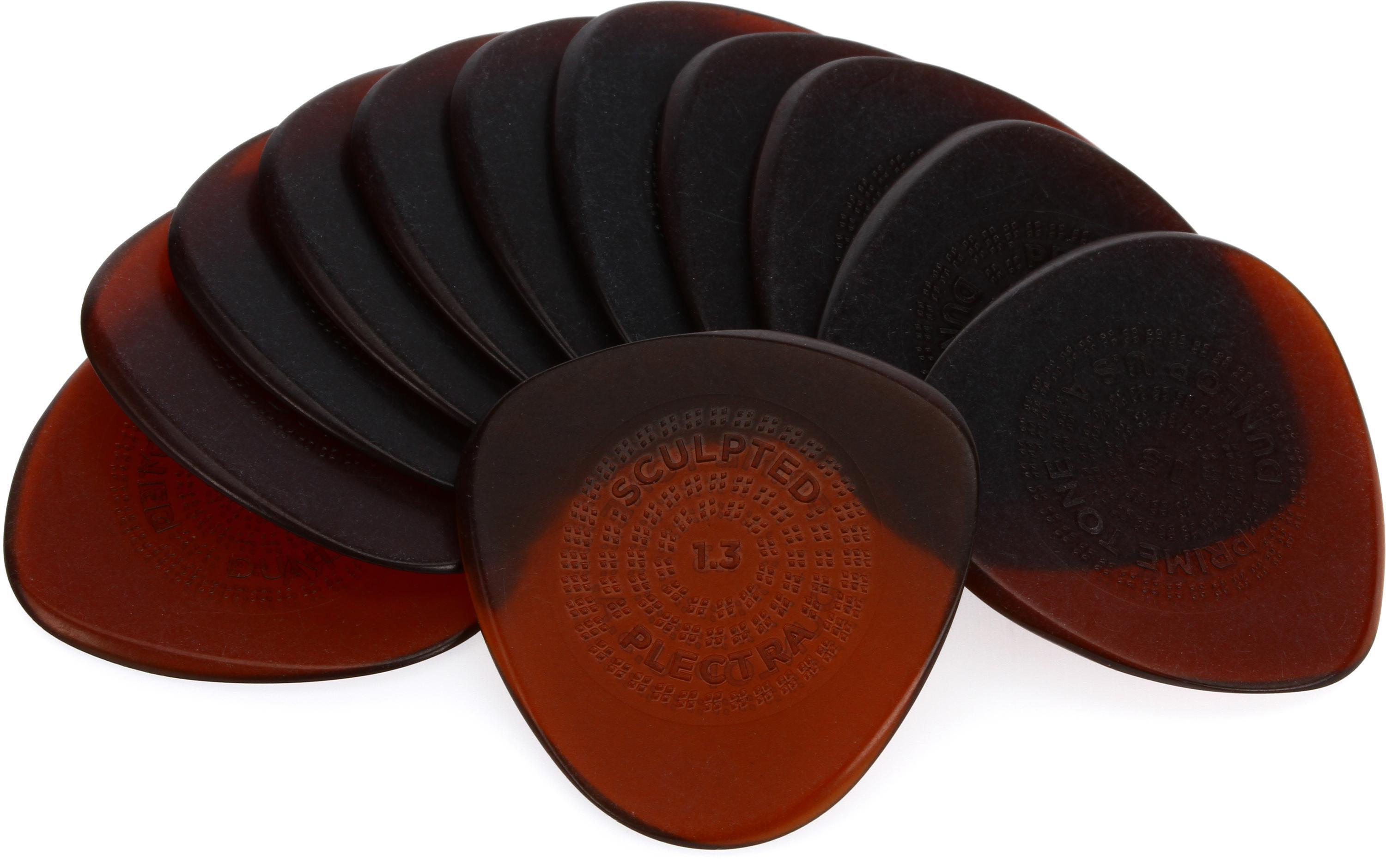 Photo of Dunlop 514R130 Primetone Semi Round Grip Guitar Picks 1.3mm 12-pack