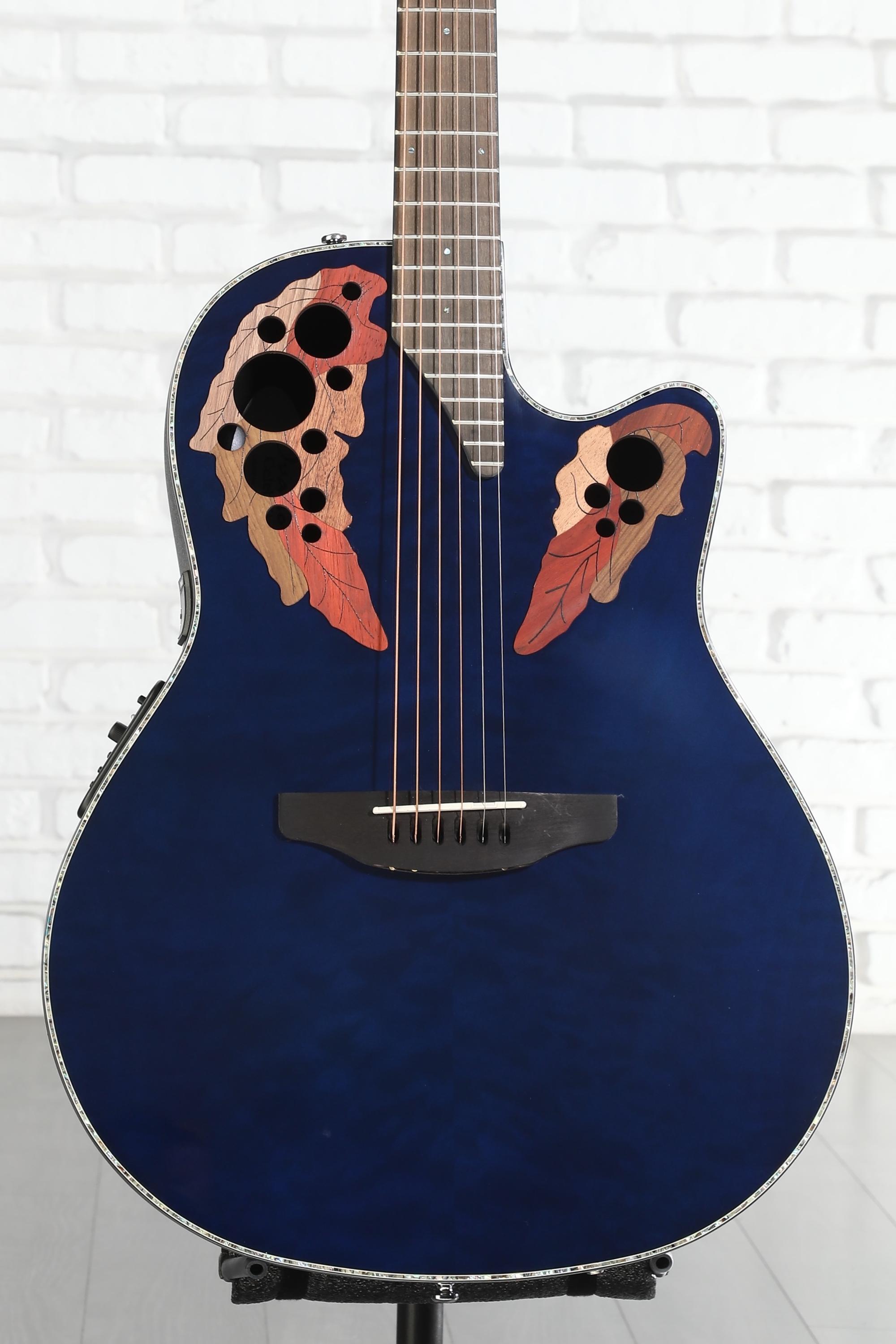 Ovation Celebrity Elite Plus CE44P-8TQ Mid-Depth Acoustic-Electric