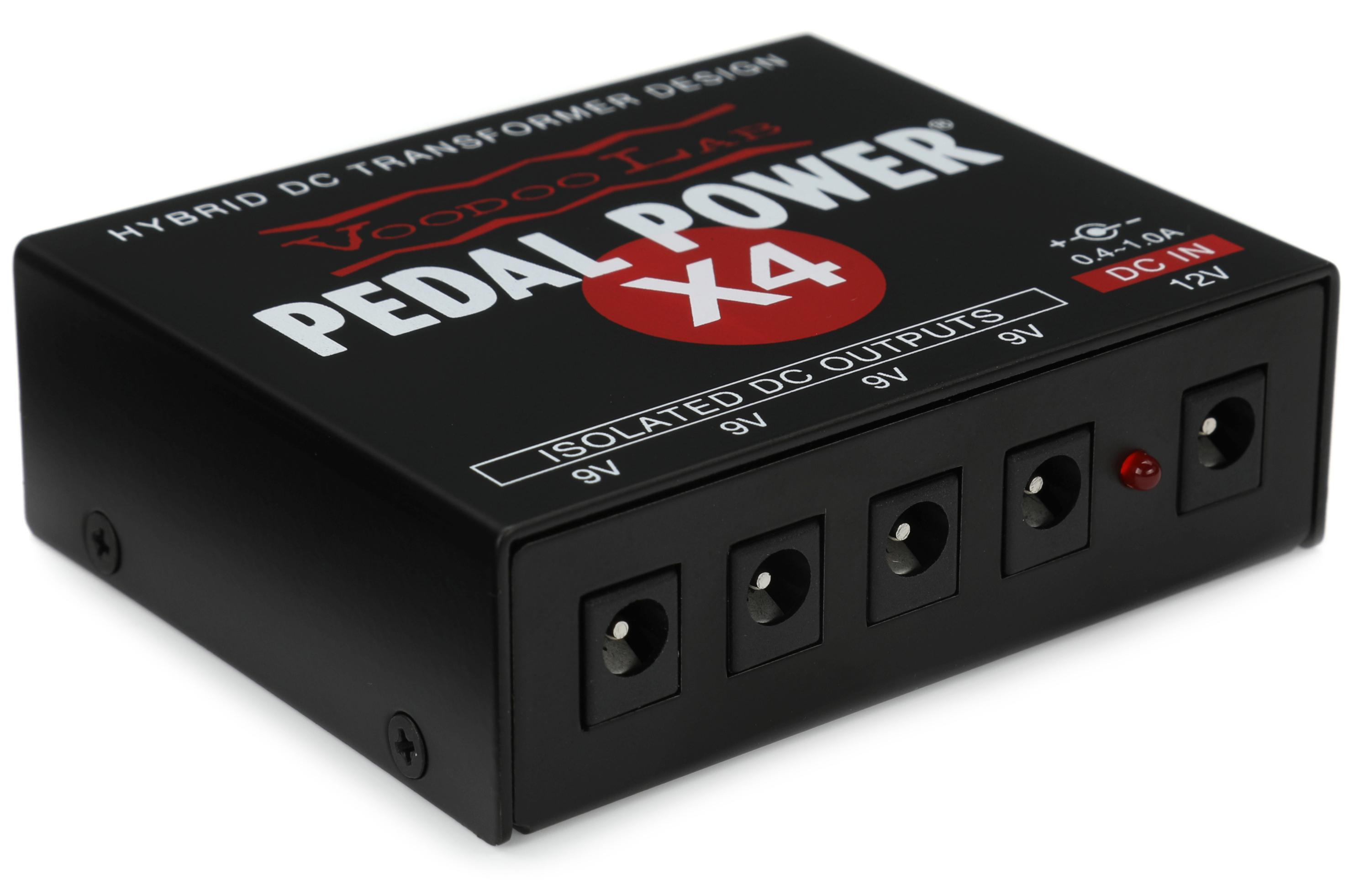 Bundled Item: Voodoo Lab Pedal Power X4 4-output Isolated Guitar Pedal Power Supply