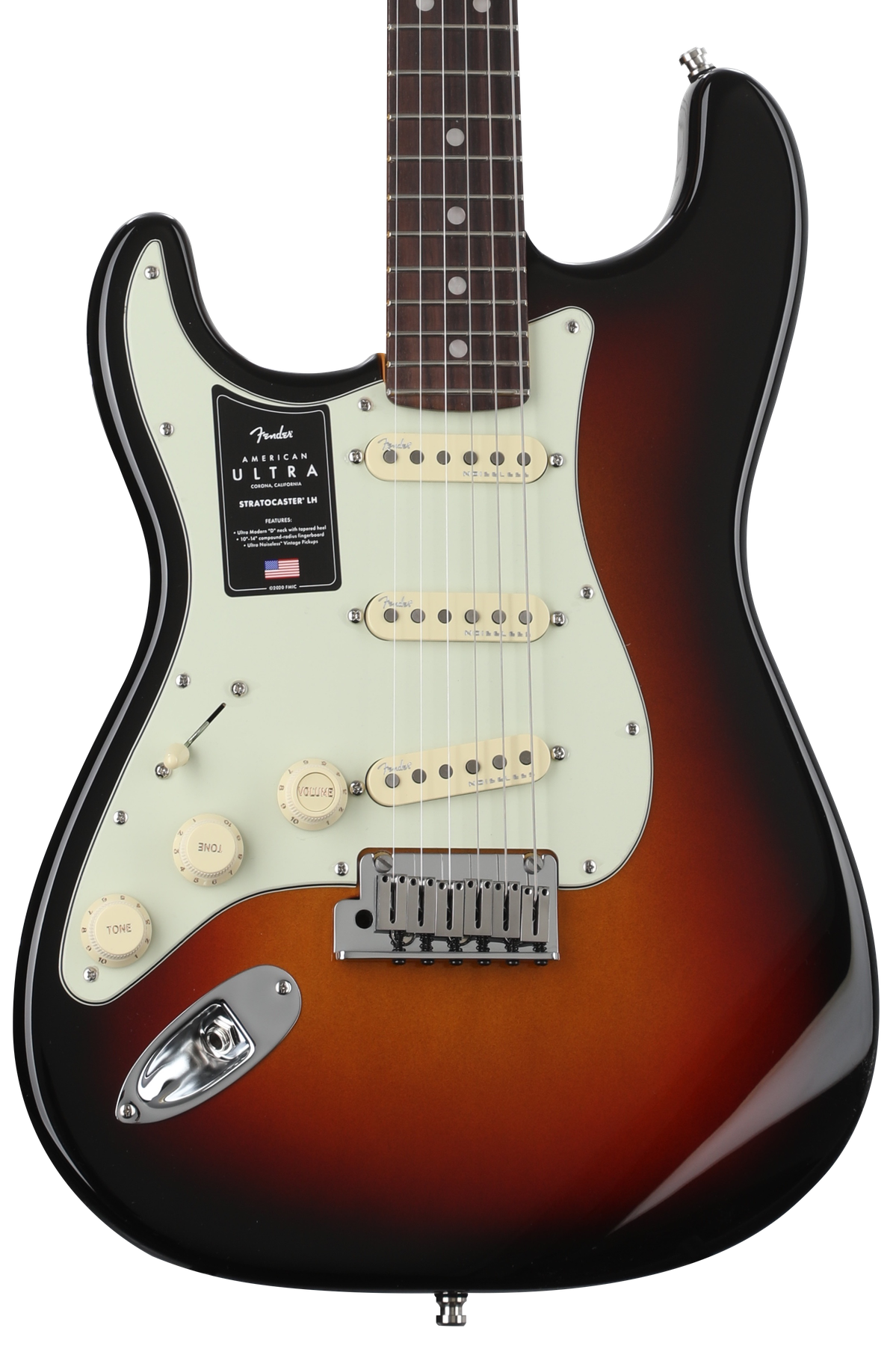 Fender American Ultra Stratocaster Left-handed - Ultraburst with Rosewood Fingerboard