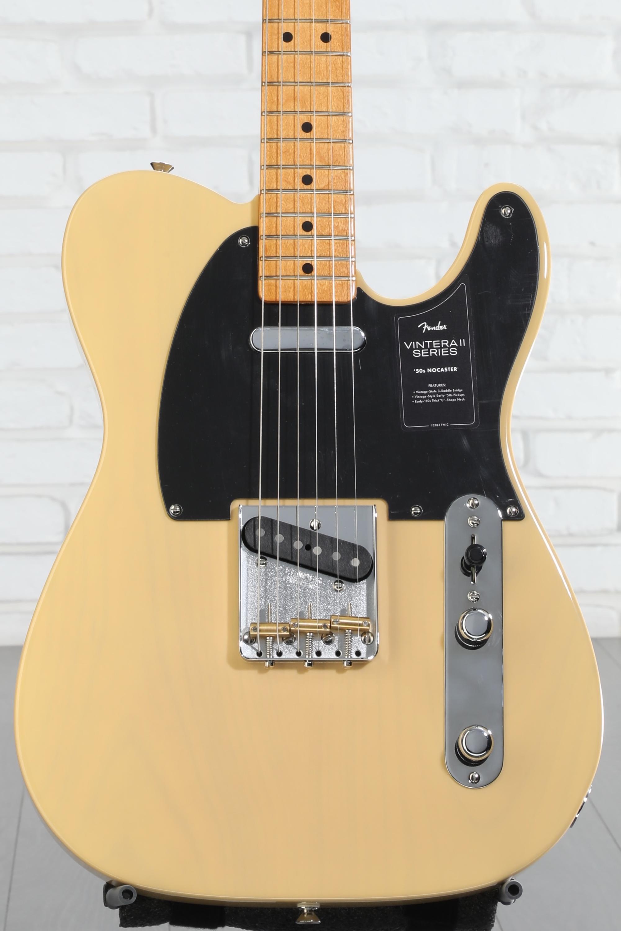 Fender Vintera Ⅱ Nocaster Telecaster Fender Vintera II 50s Nocaster, Maple Fingerboard - 2-Color