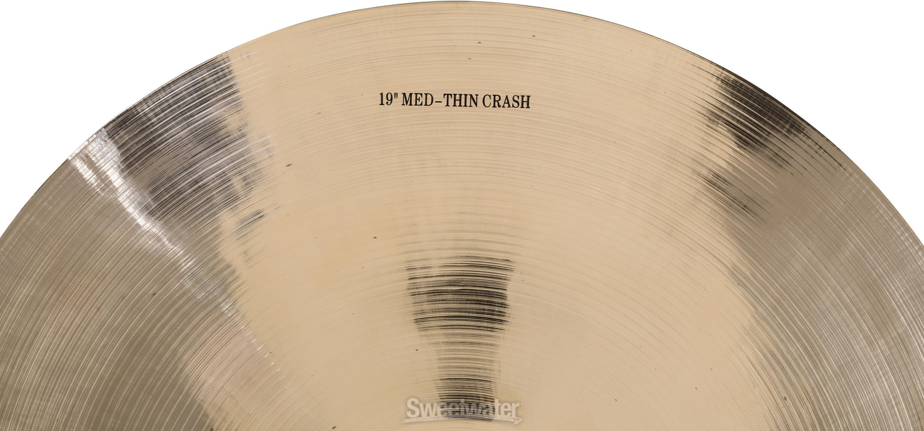 Wuhan 19-inch Western Medium Thin Crash Cymbal | Sweetwater