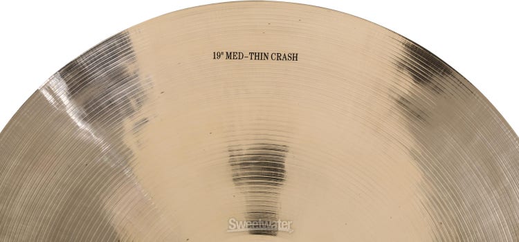 Wuhan 19-inch Western Medium Thin Crash Cymbal