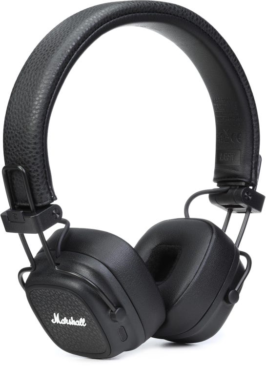 Marshall Major V Headphones with Bluetooth - Black