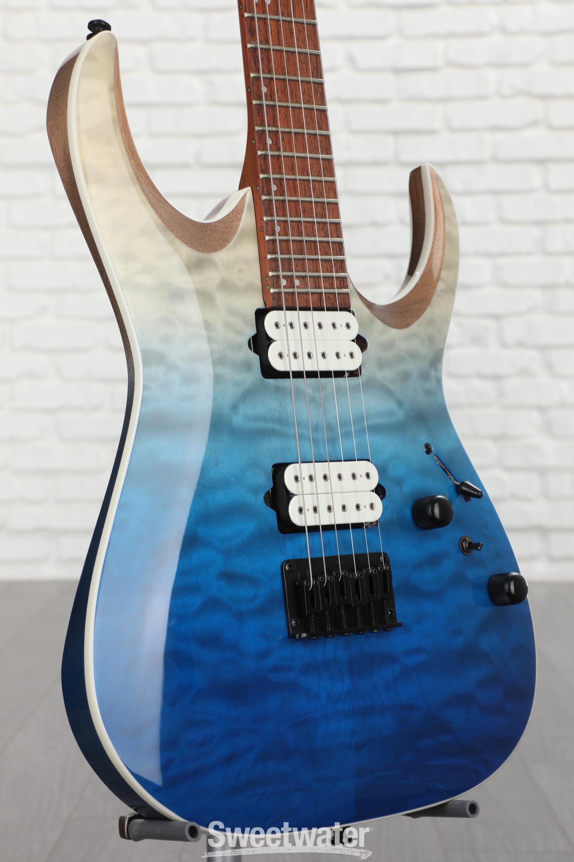 Ibanez High Performance RGA42HPQM Electric Guitar - Blue Iceberg