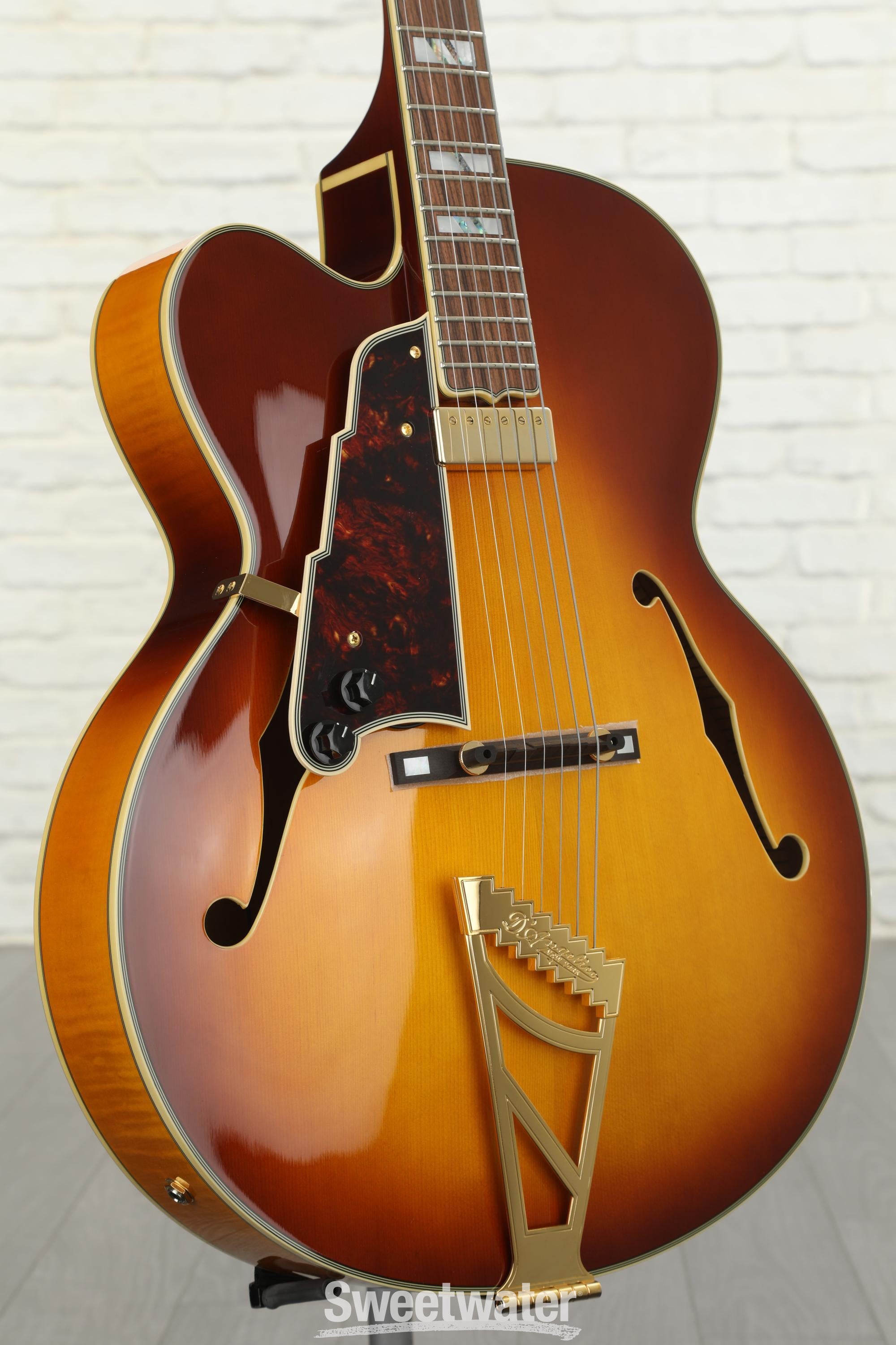 D'Angelico Excel EXL-1 Iced Tea Burst D'Angelico Excel EXL-1 Hollowbody Electric Guitar - Iced Tea