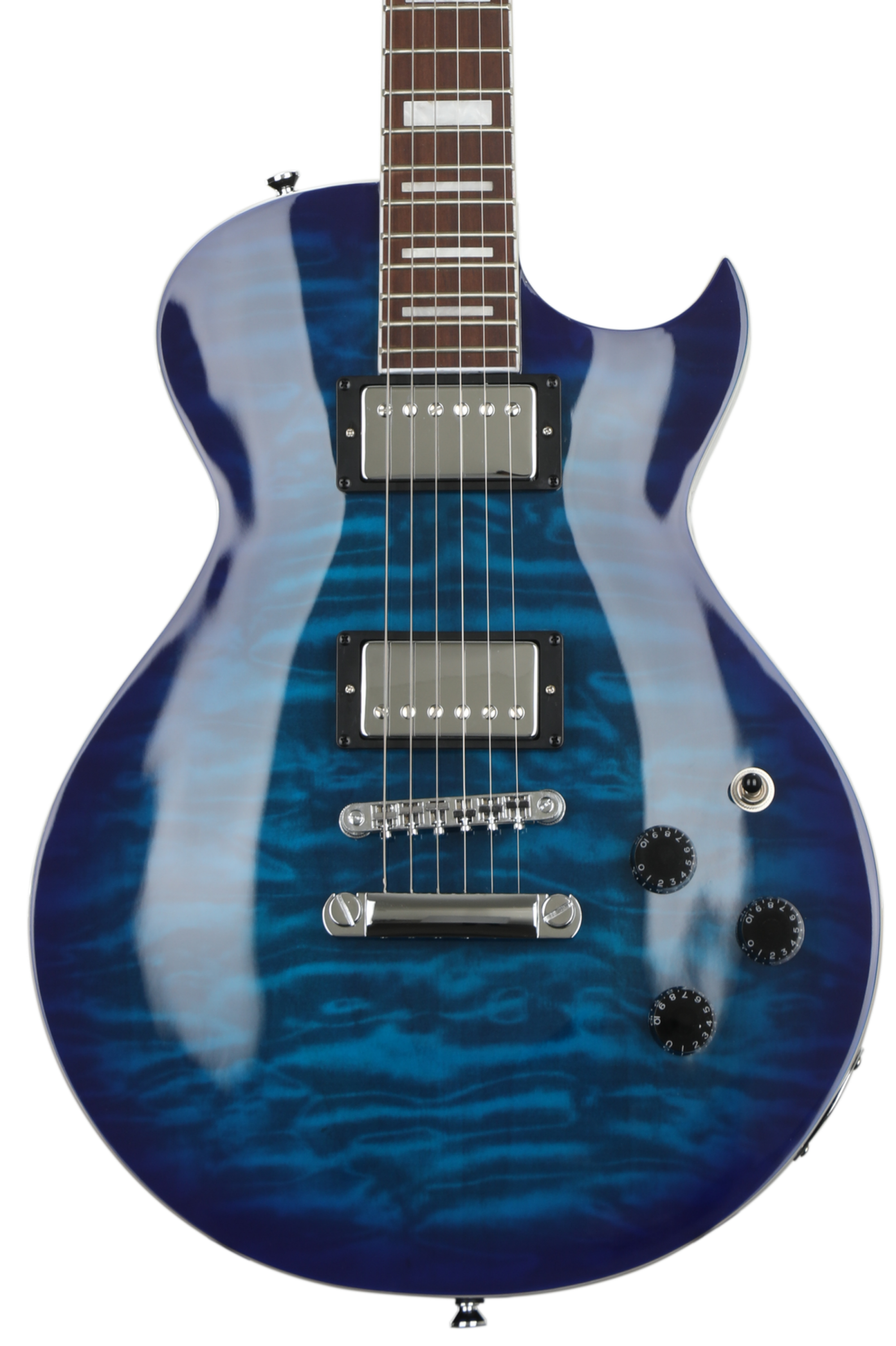 Ibanez ART Standard ART120QA Electric Guitar - Transparent Blue 