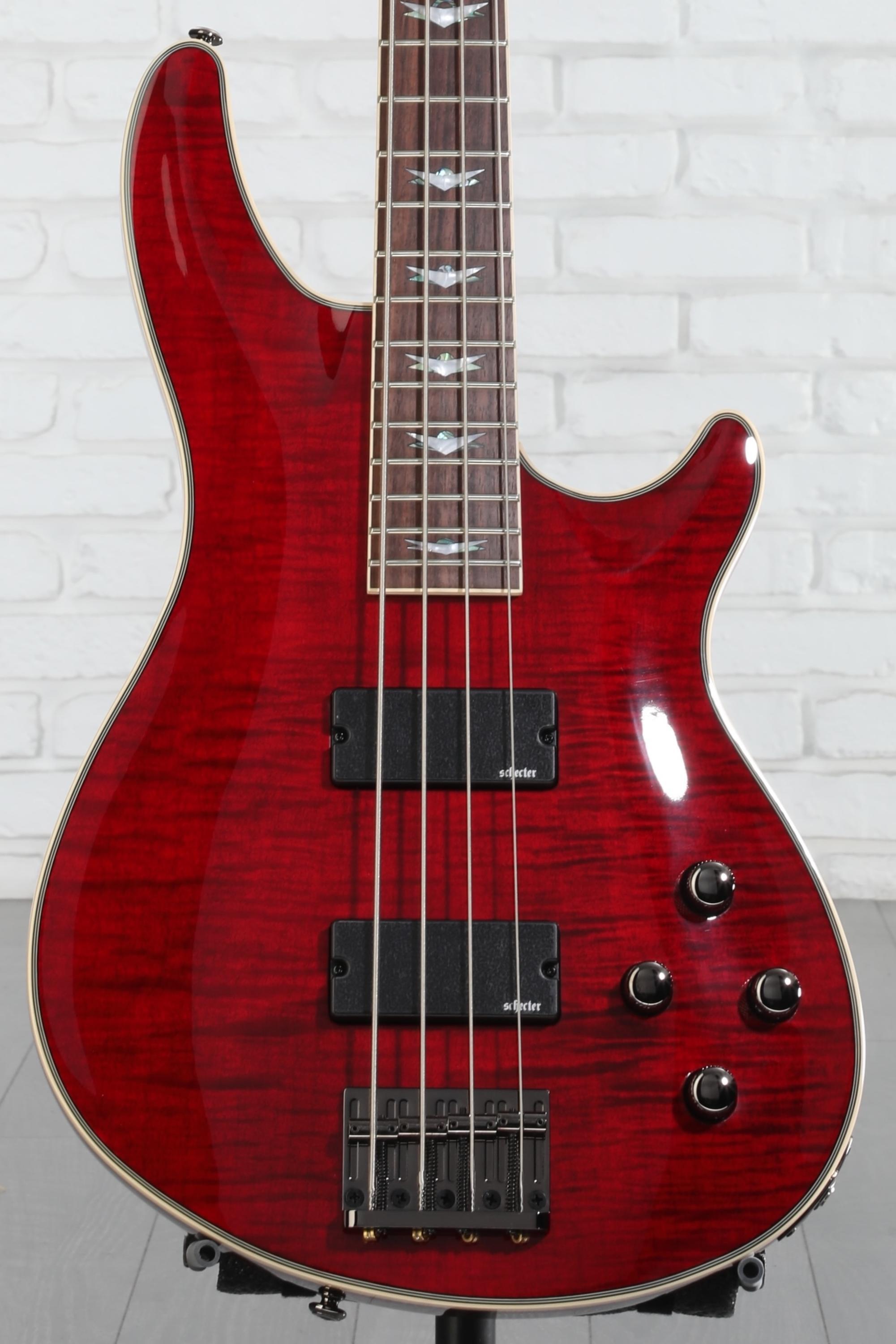 Schecter Omen Extreme-4 Bass Guitar - Black Cherry | Sweetwater