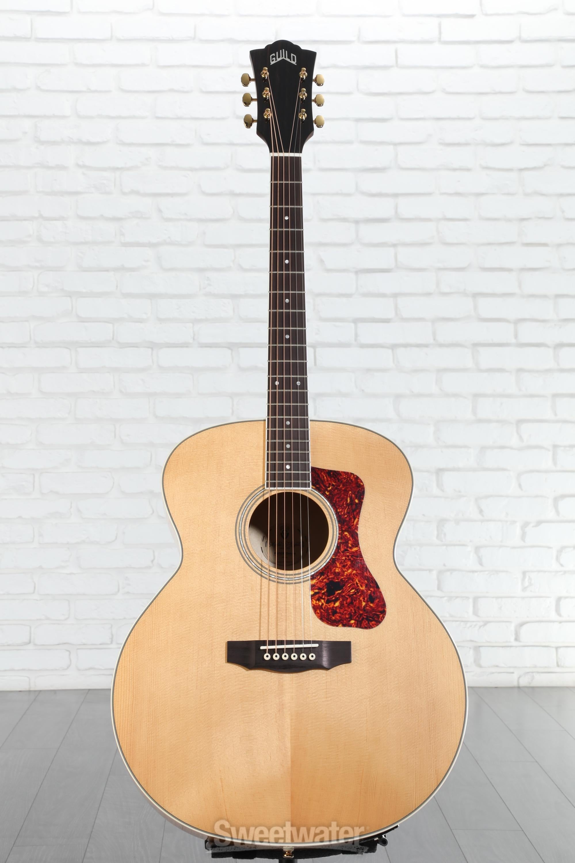 Guild F-250E Deluxe Jumbo Acoustic-Electric Guitar - Blonde