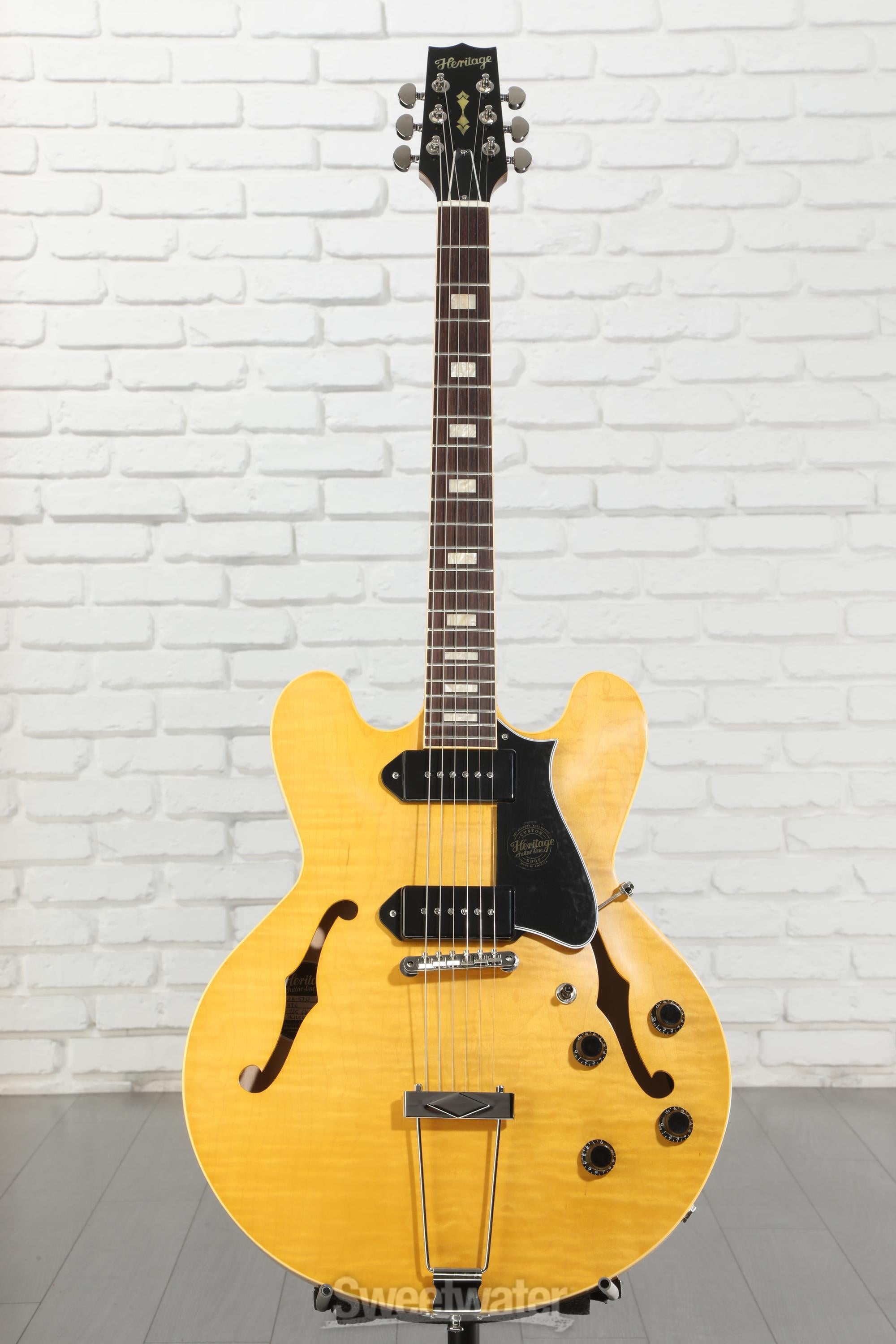 Heritage Custom Core H-530 Hollowbody Electric Guitar - Antique