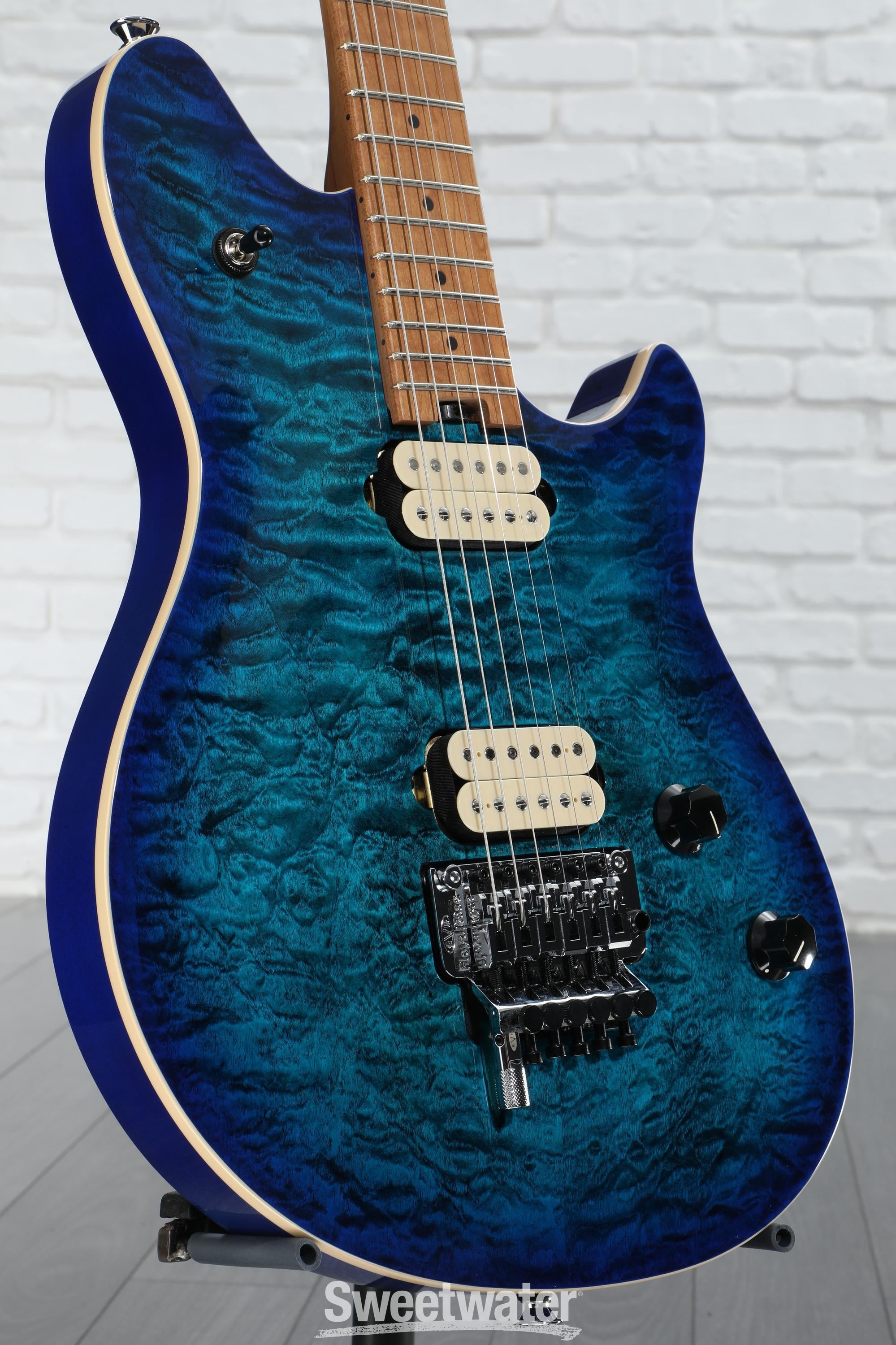EVH Wolfgang Special QM Electric Guitar - Chlorine Burst