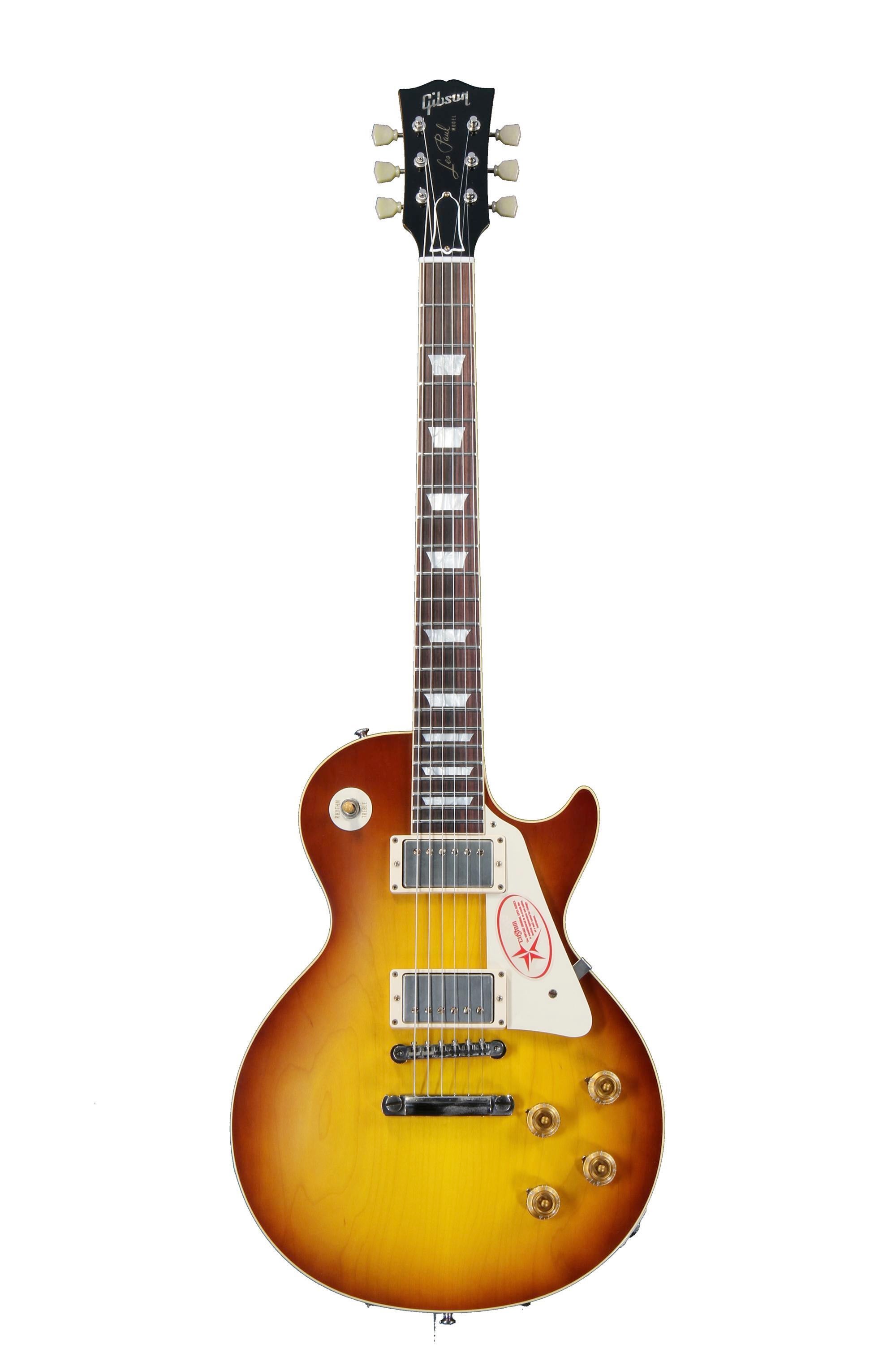 Gibson Custom 1958 Les Paul Plain Top - Iced Tea, VOS | Sweetwater