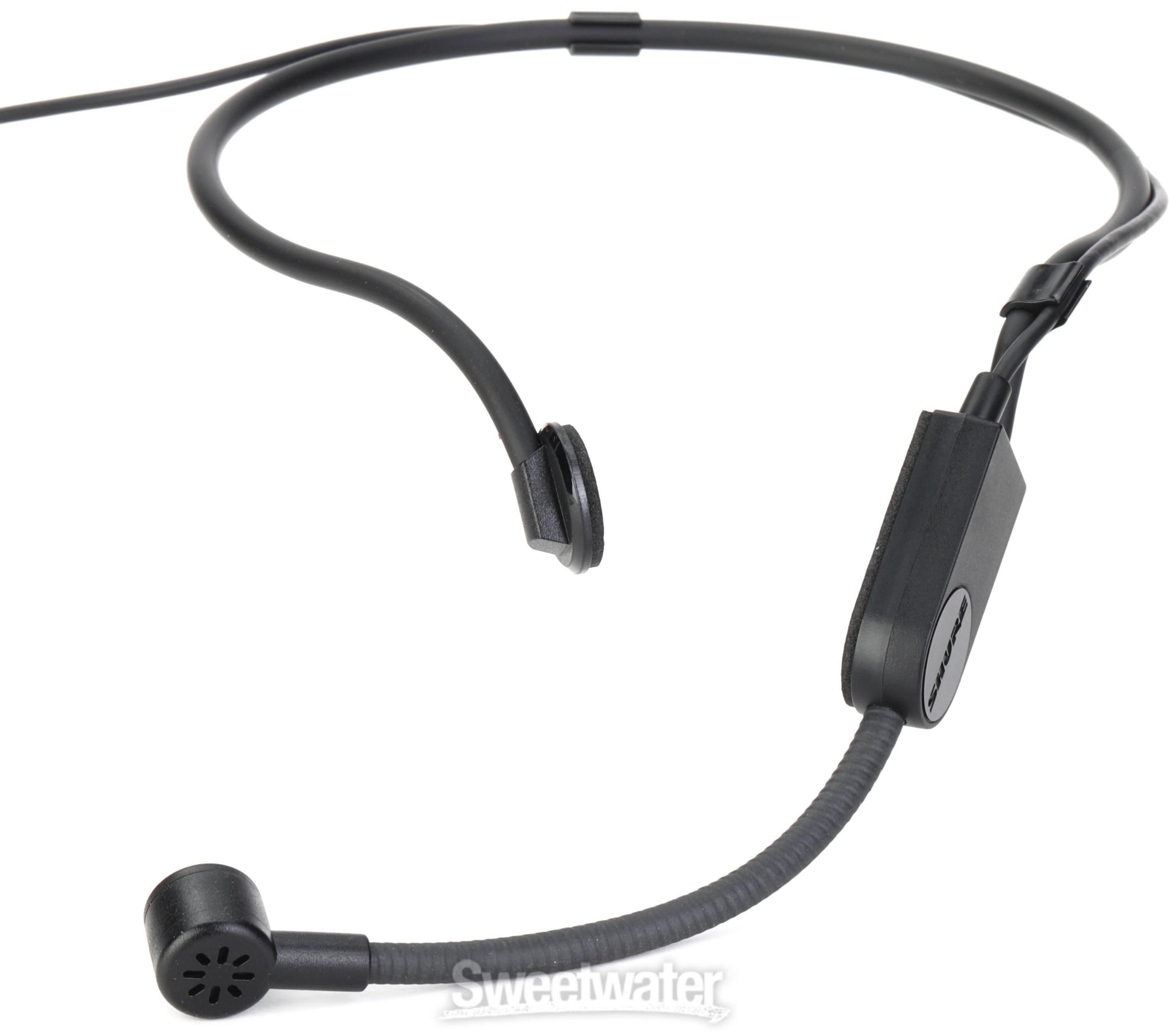 SHURE 有線ヘッドセット イヤーパッド付き PGA31-TQG Shure PGA31-TQG Headworn Microphone for Shure Wireless