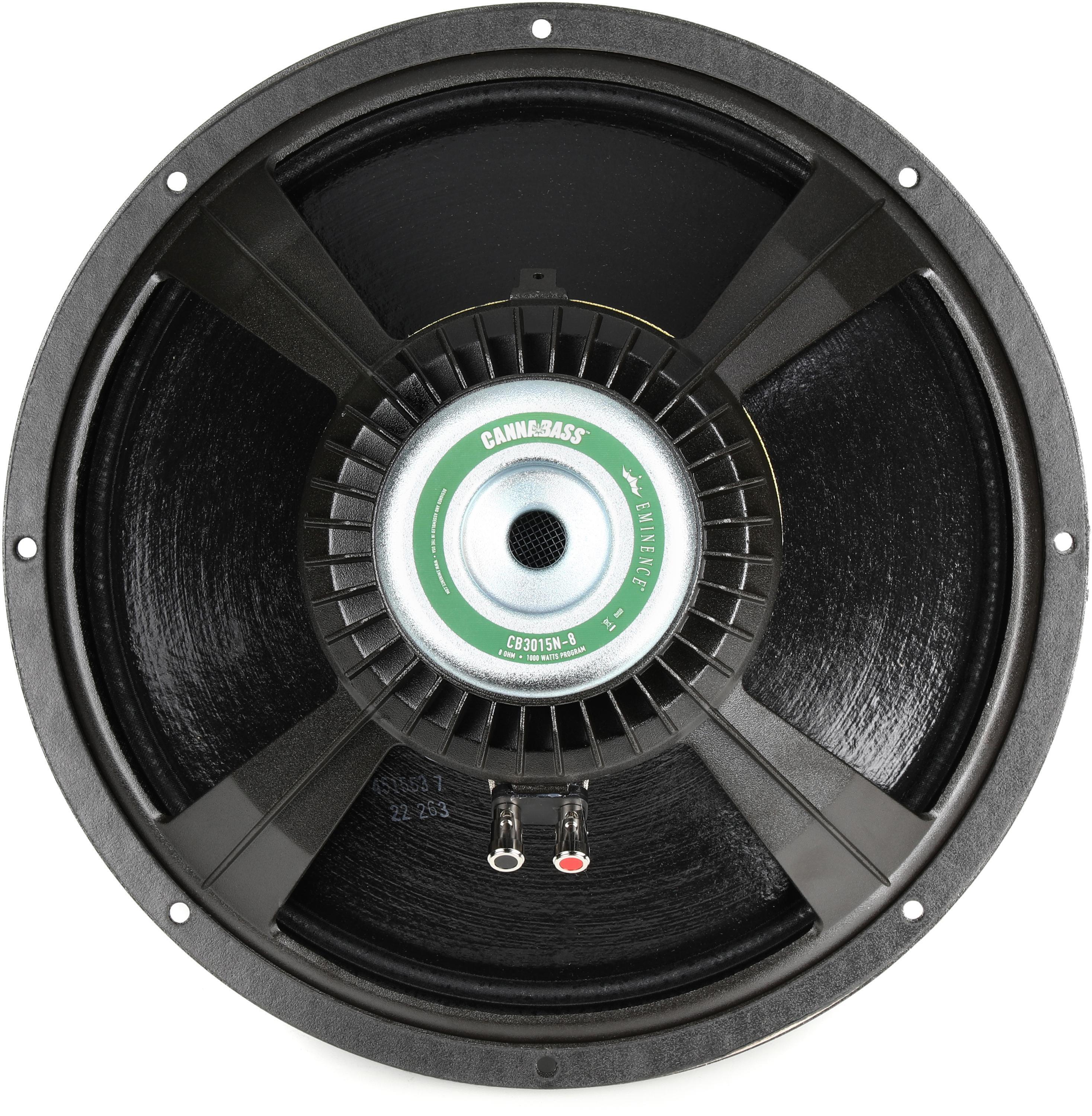 Eminence CannaBass CB3015N8 15inch 500/1000watt Replacement Bass