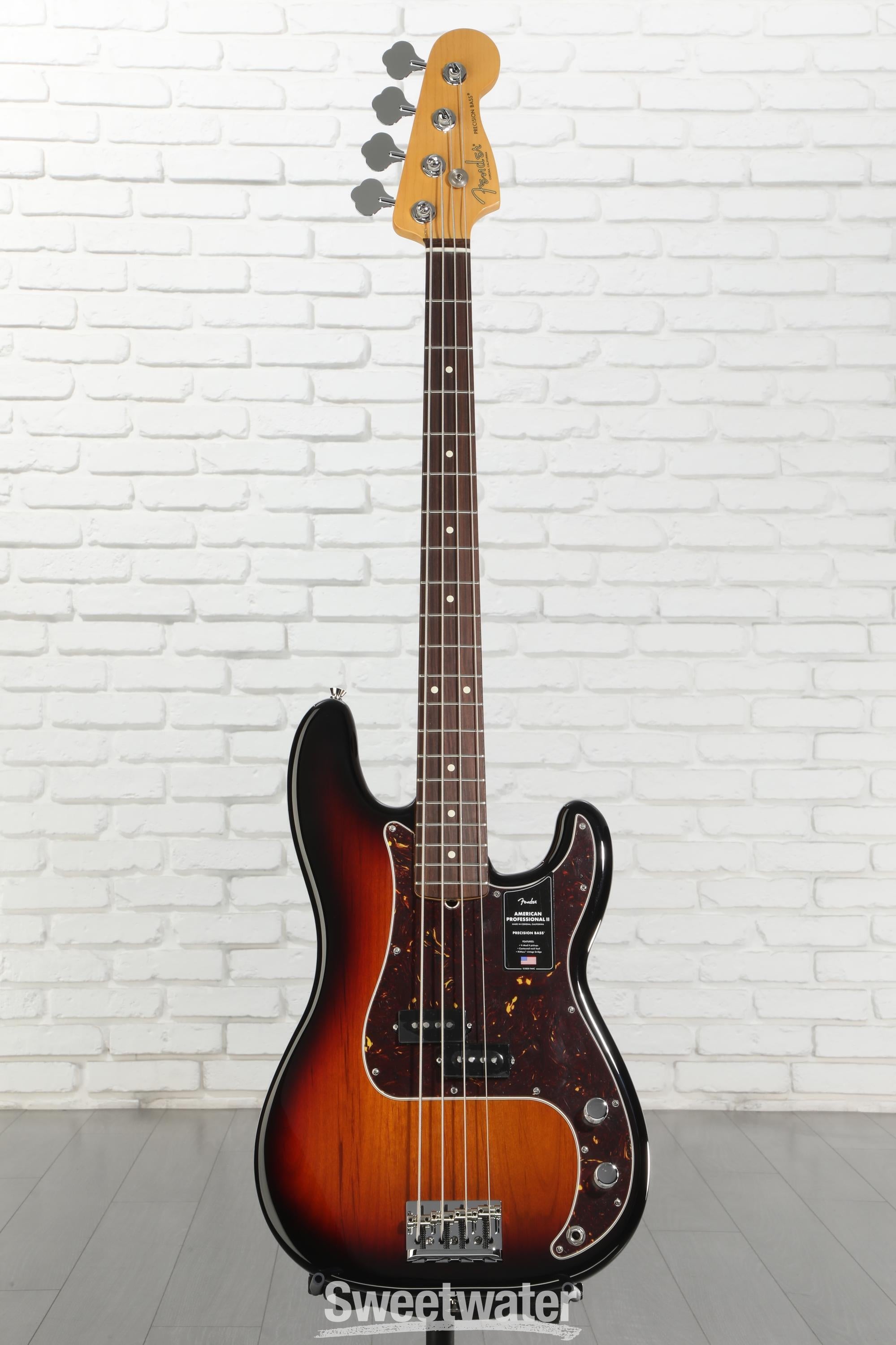 Fender American Professional II Precision Bass Guitar - 3-color