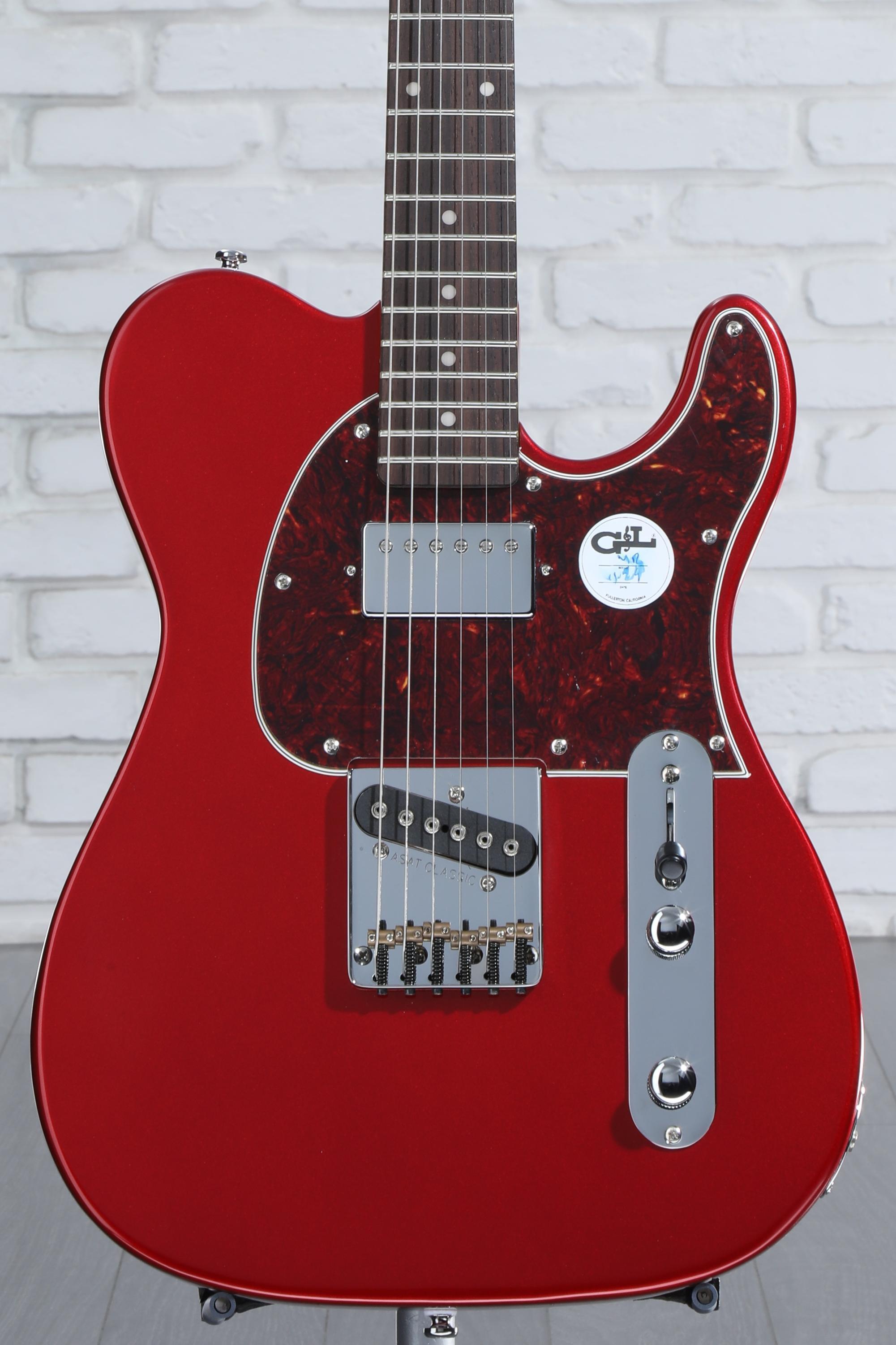 G&L Tribute ASAT Classic Bluesboy Electric Guitar - Candy Apple Red |  Sweetwater