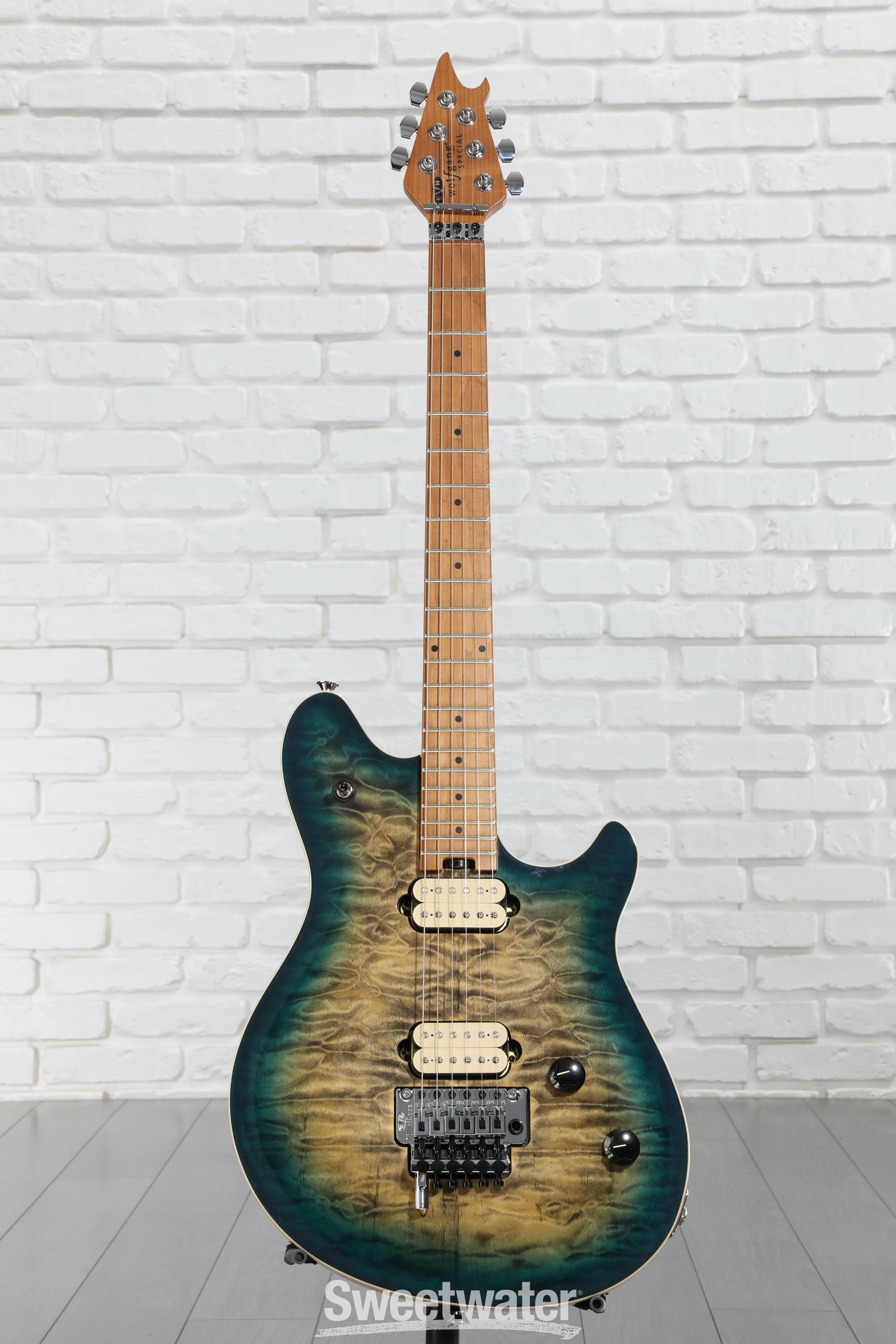 EVH Wolfgang Special QM Electric Guitar - Indigo Burst