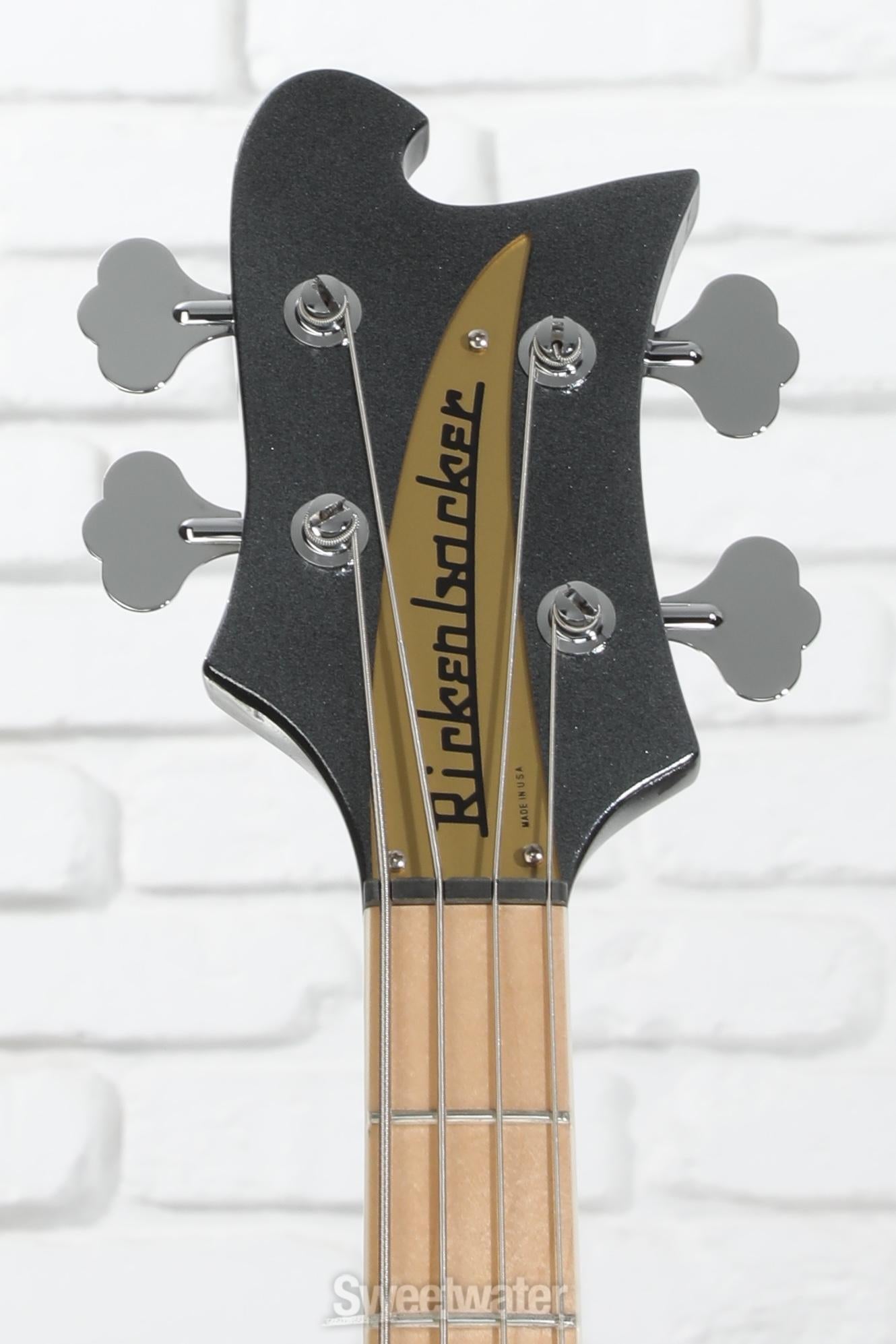 Rickenbacker 4003 Stereo Bass Guitar - Jetglo PearlStars, Sweetwater Exclusive