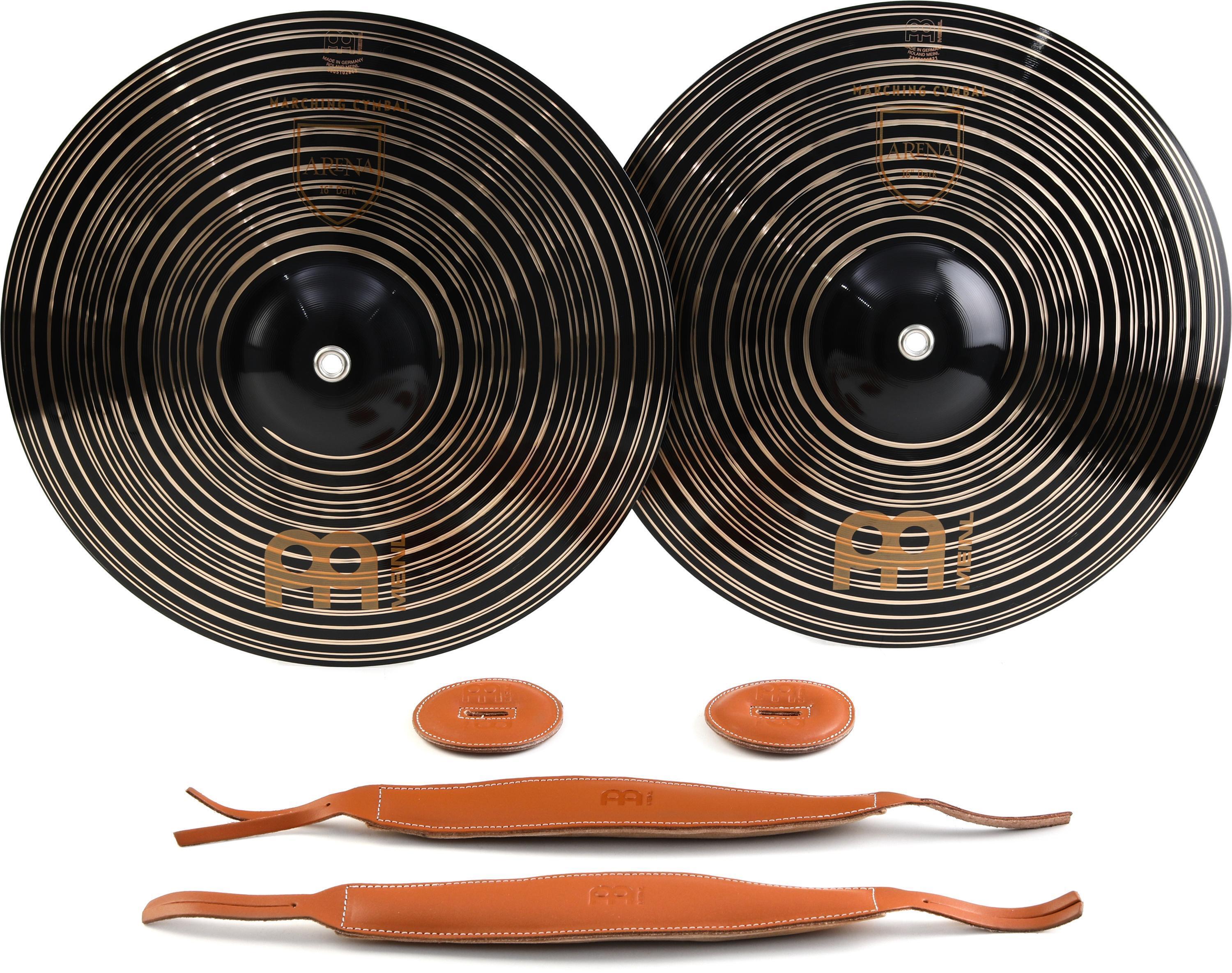 Meinl Cymbals Arena Dark Pro Range Crash Cymbals - 16 inch (1-pair