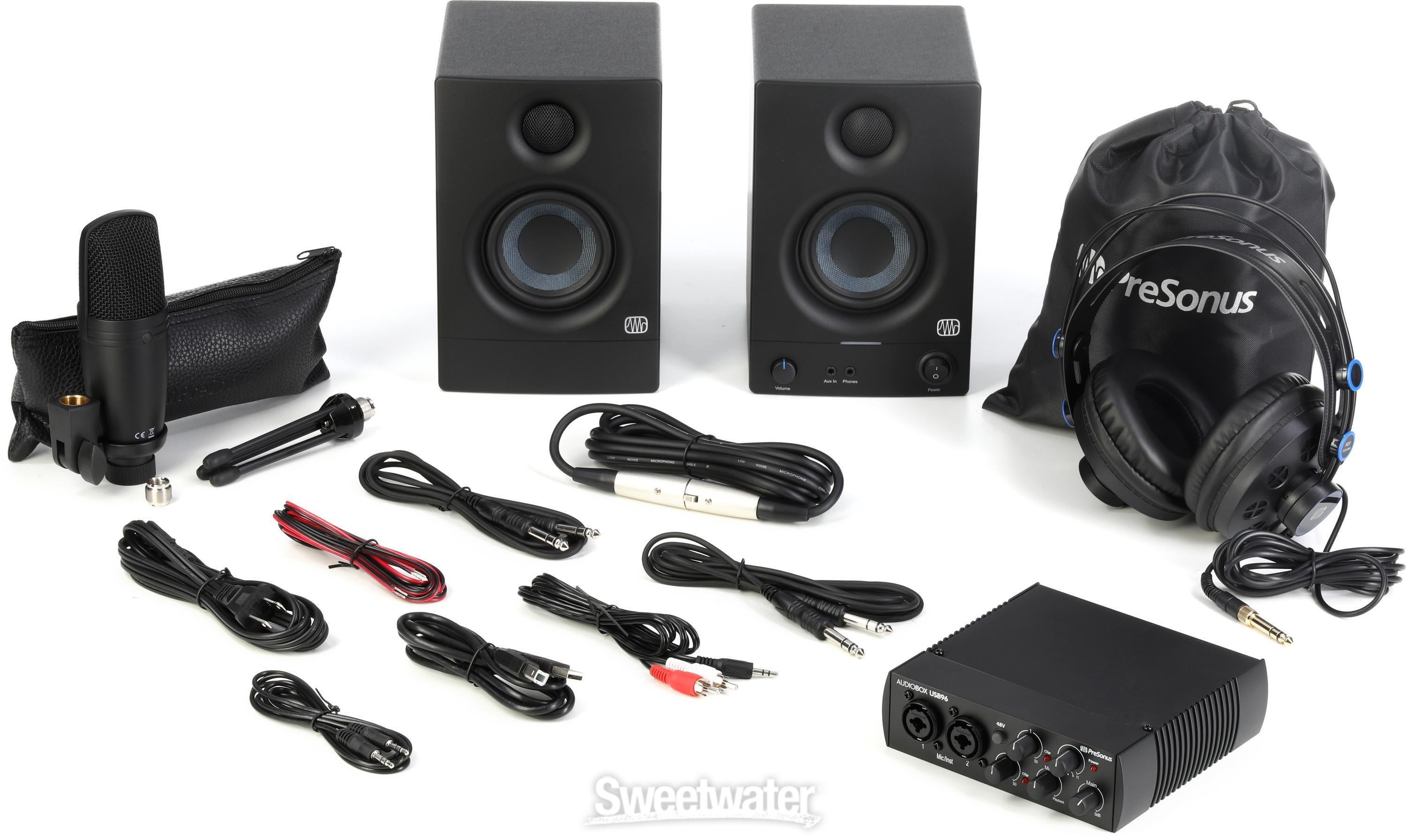PreSonus AudioBox 96k Complete Bundle | Sweetwater