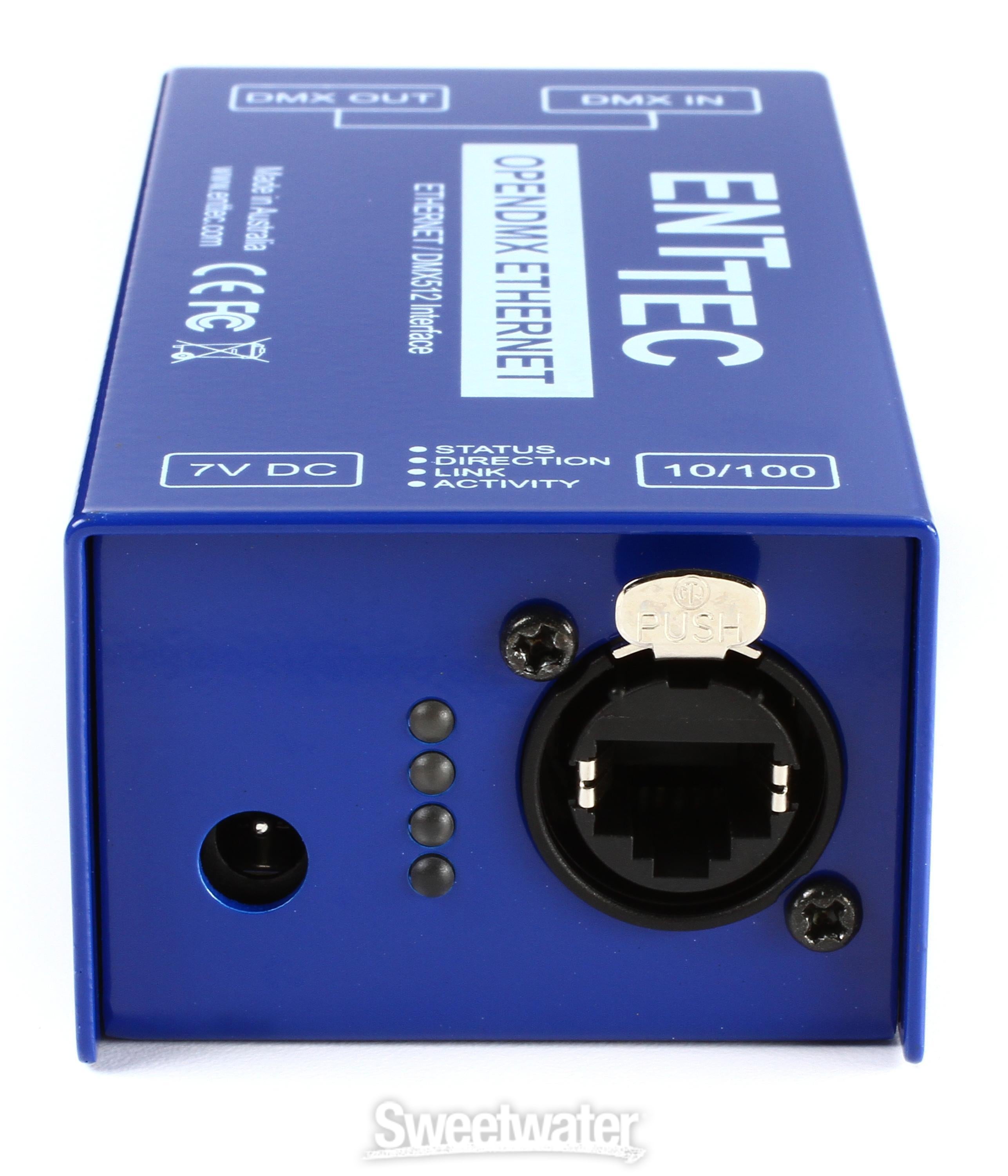 ENTTEC ODE 1-Port Open DMX Ethernet Gateway | Sweetwater