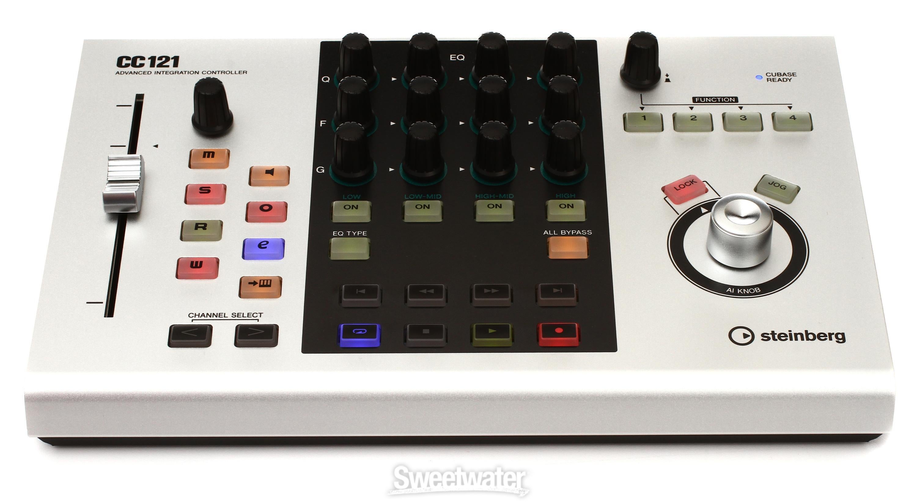 Steinberg CC121 Control Surface for Cubase Reviews | Sweetwater