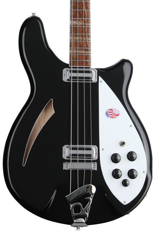 Rickenbacker 4005V Electric Bass Guitar - Jetglo | Sweetwater