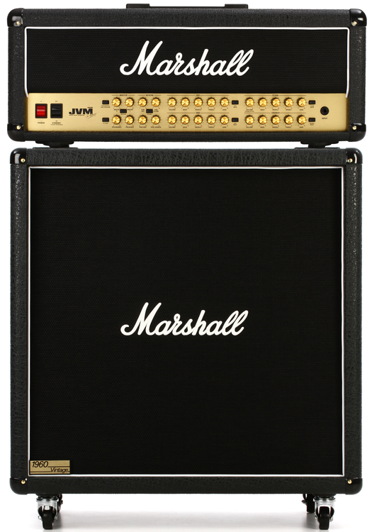 Marshall JVM410H 100-watt 4-channel Tube Head and 1960BV 280-watt