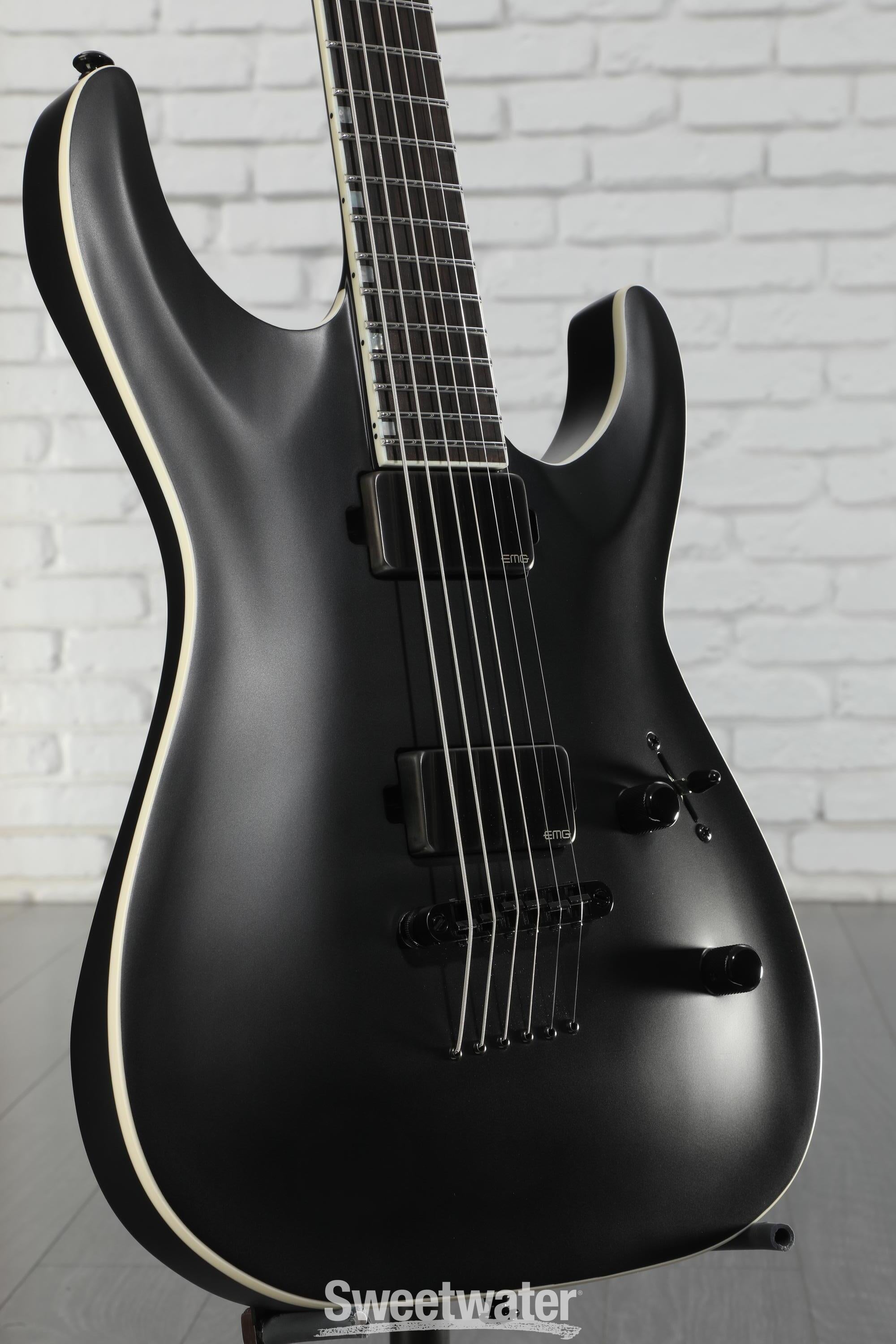 ESP EIIHRFNT8BDMRS Solid-Body Electric Guitar, Deep Red Metallic Satin