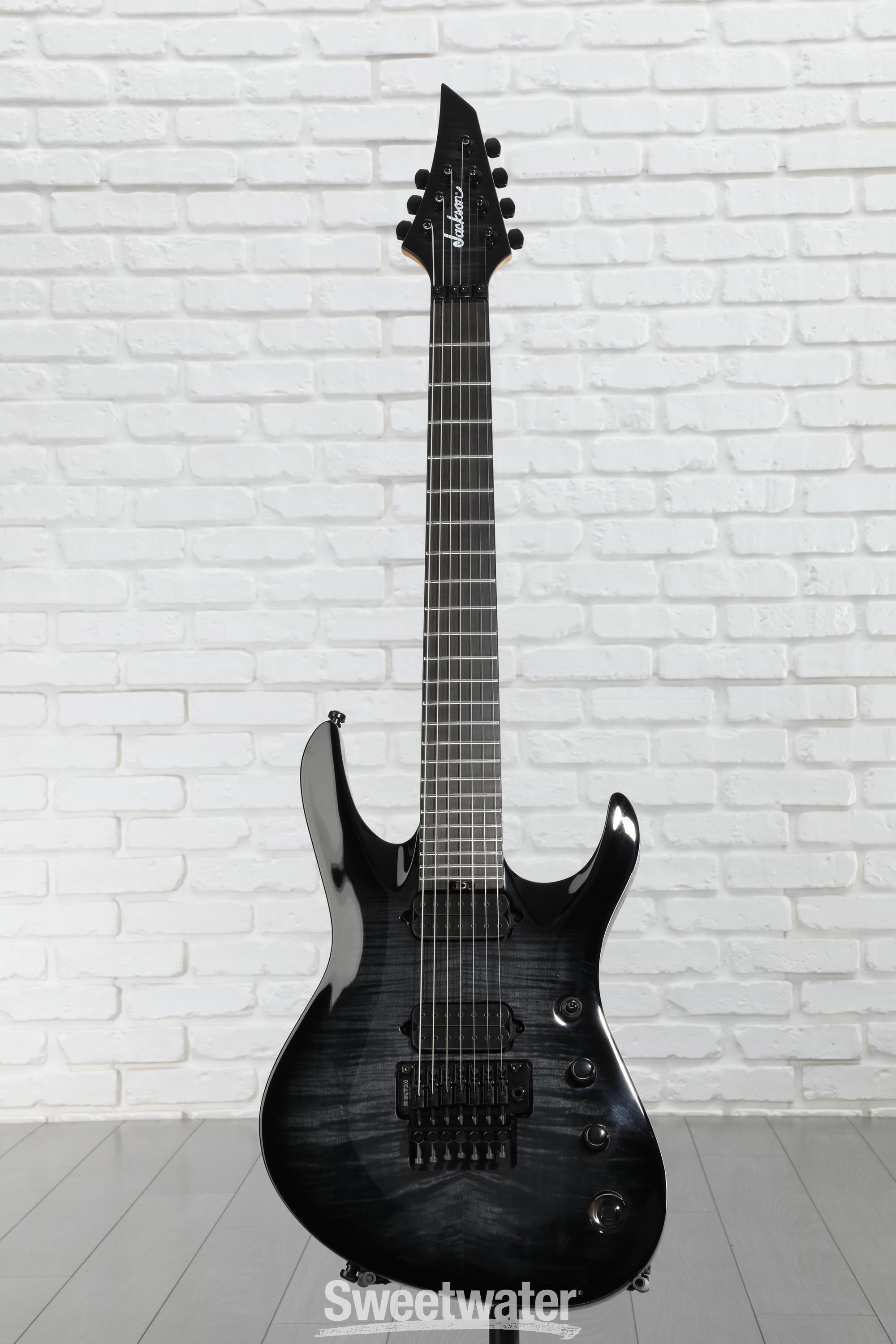 Jackson Pro Plus Chris Broderick Soloist 7 Electric Guitar - Transparent Black