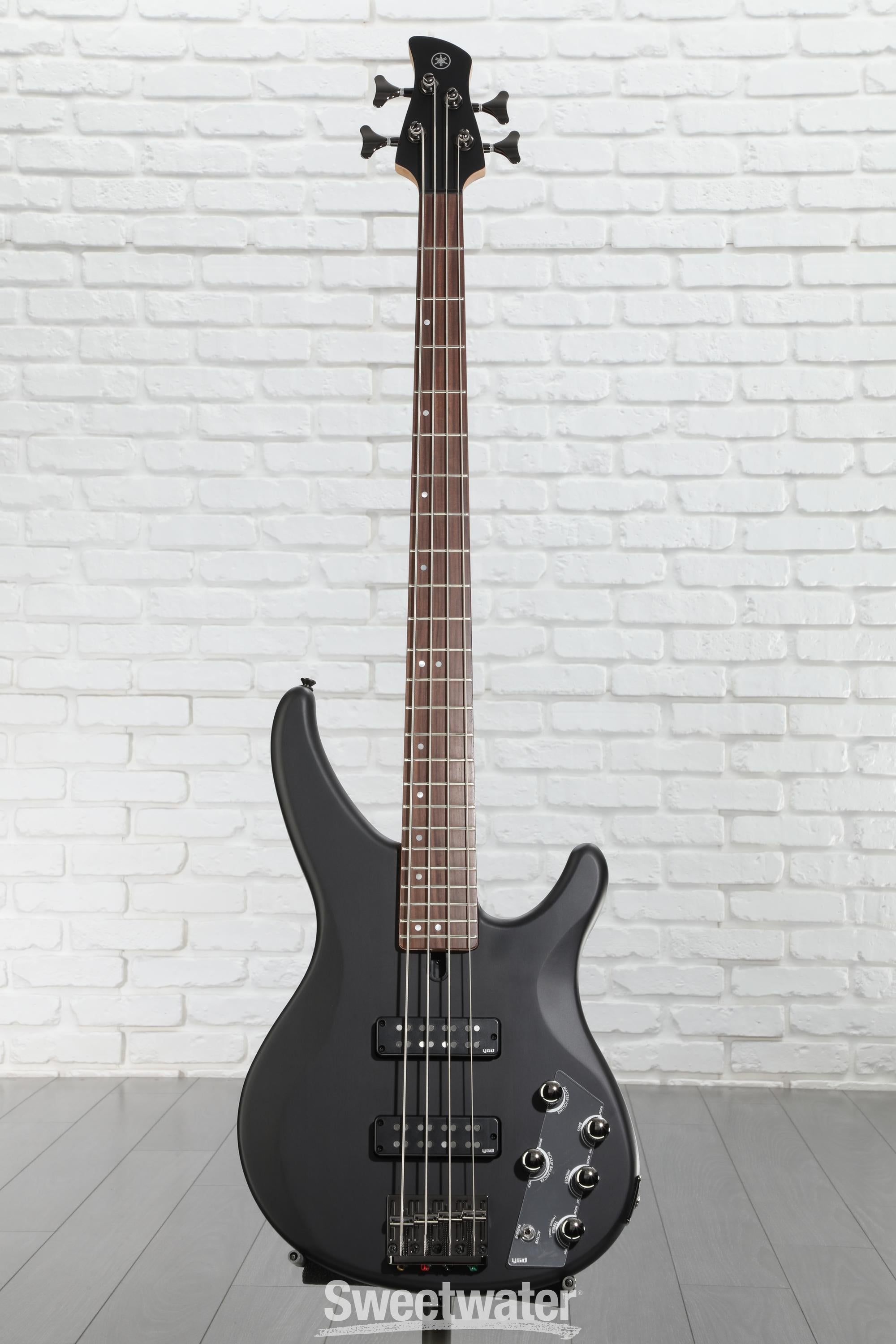 Yamaha TRBX504 4-string Bass Guitar - Translucent Black | Sweetwater
