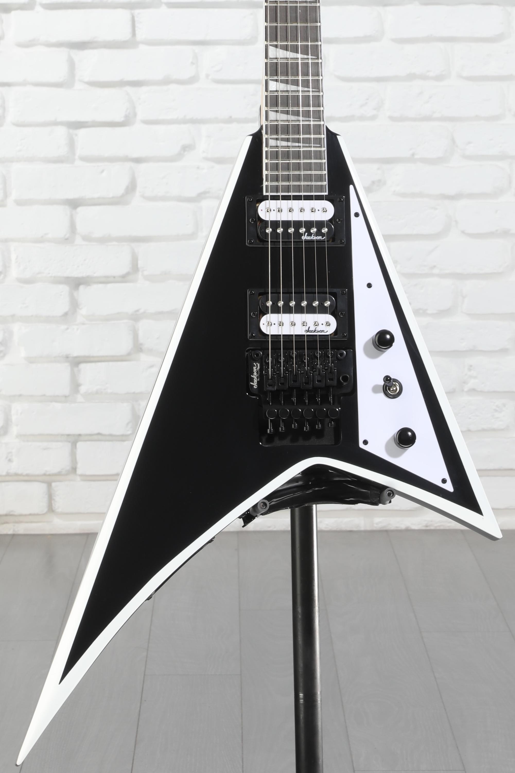 ギター Jackson JS32 Rhoads Black Amazon.com: Jackson JS Series Rhoads JS32 - Black with White
