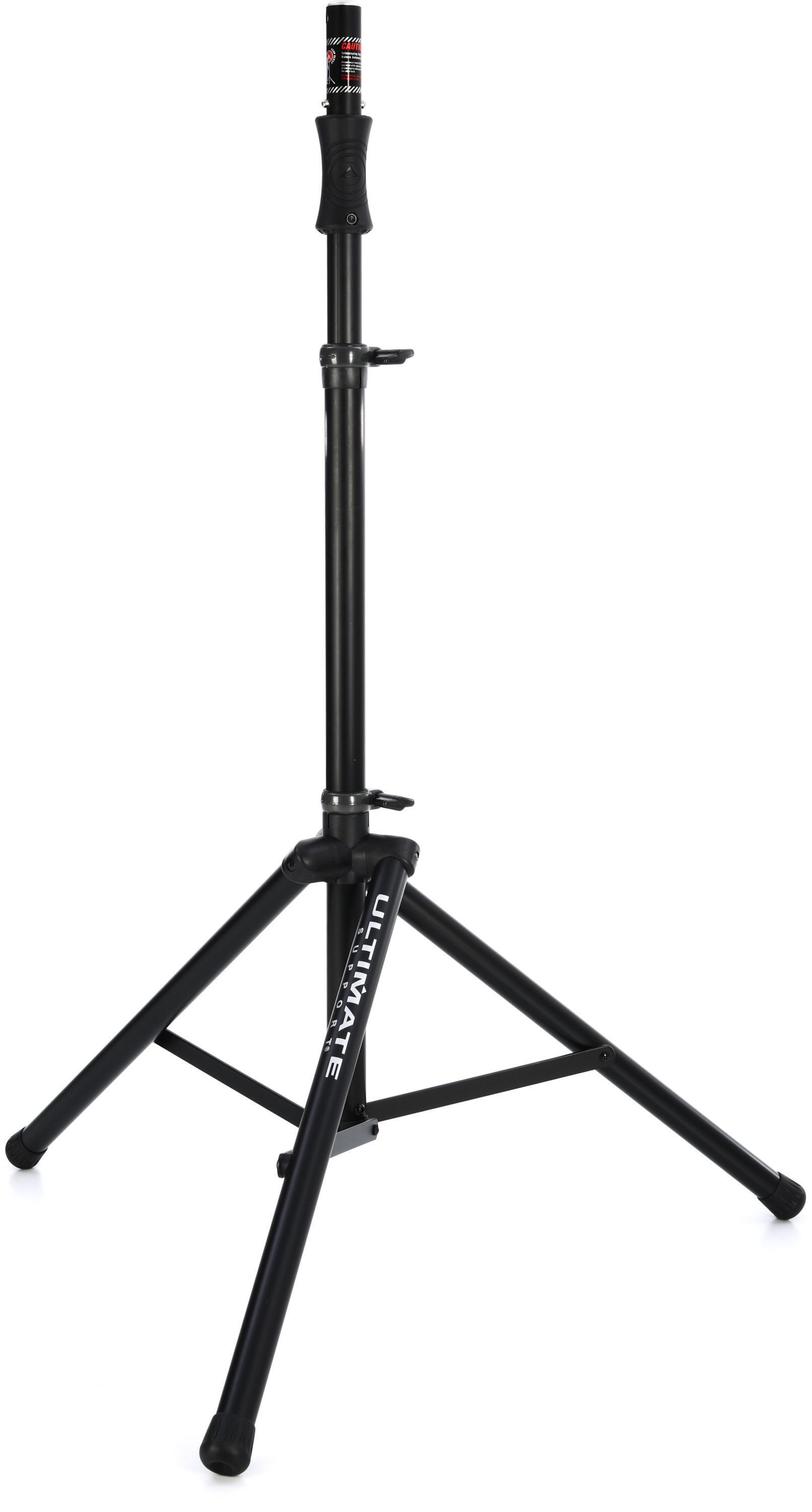 Bundled Item: Ultimate Support TS-100B Lift-Assist Speaker Stand (Single)