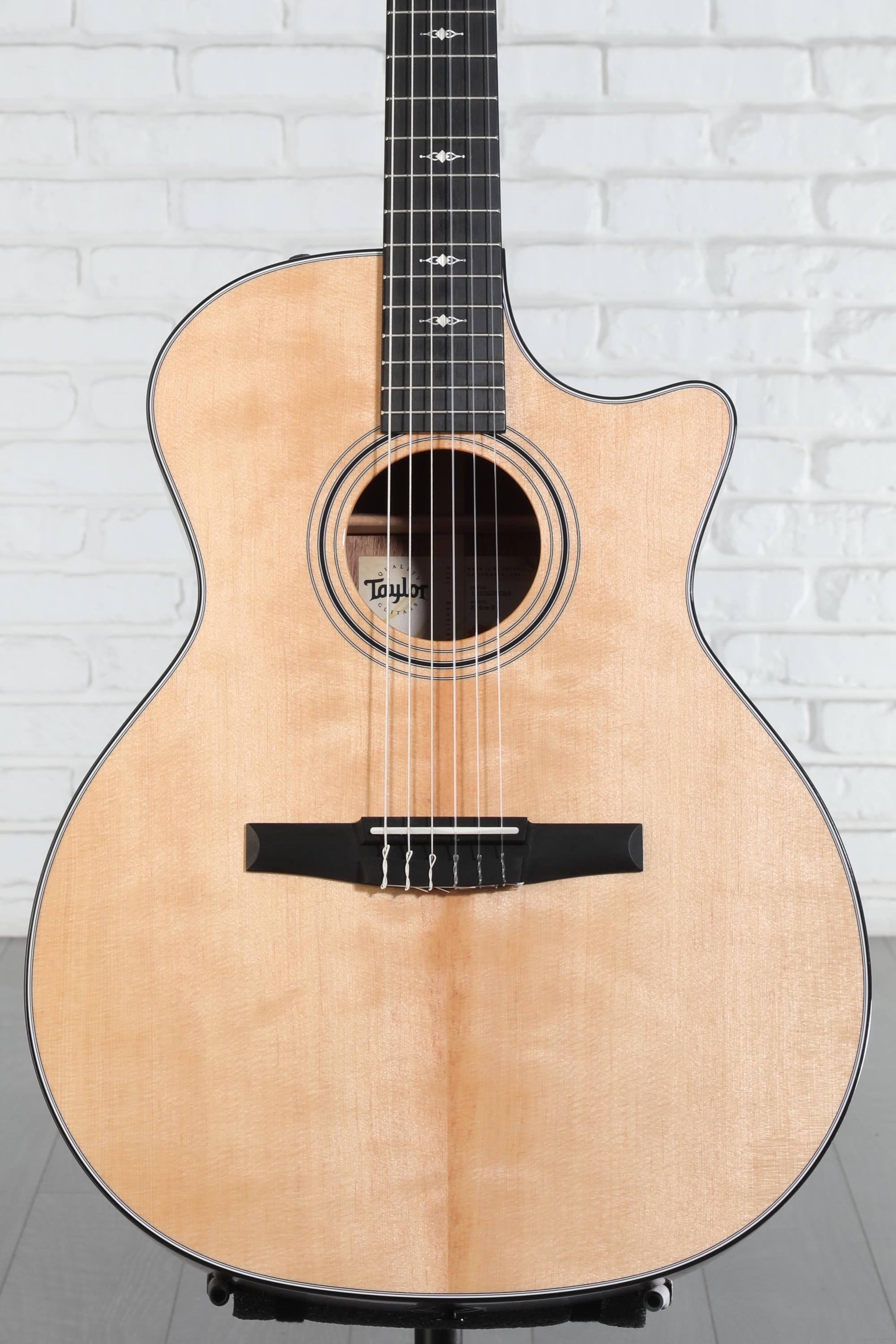 Taylor 314ce-N Nylon Acoustic-electric Guitar - Natural Sitka